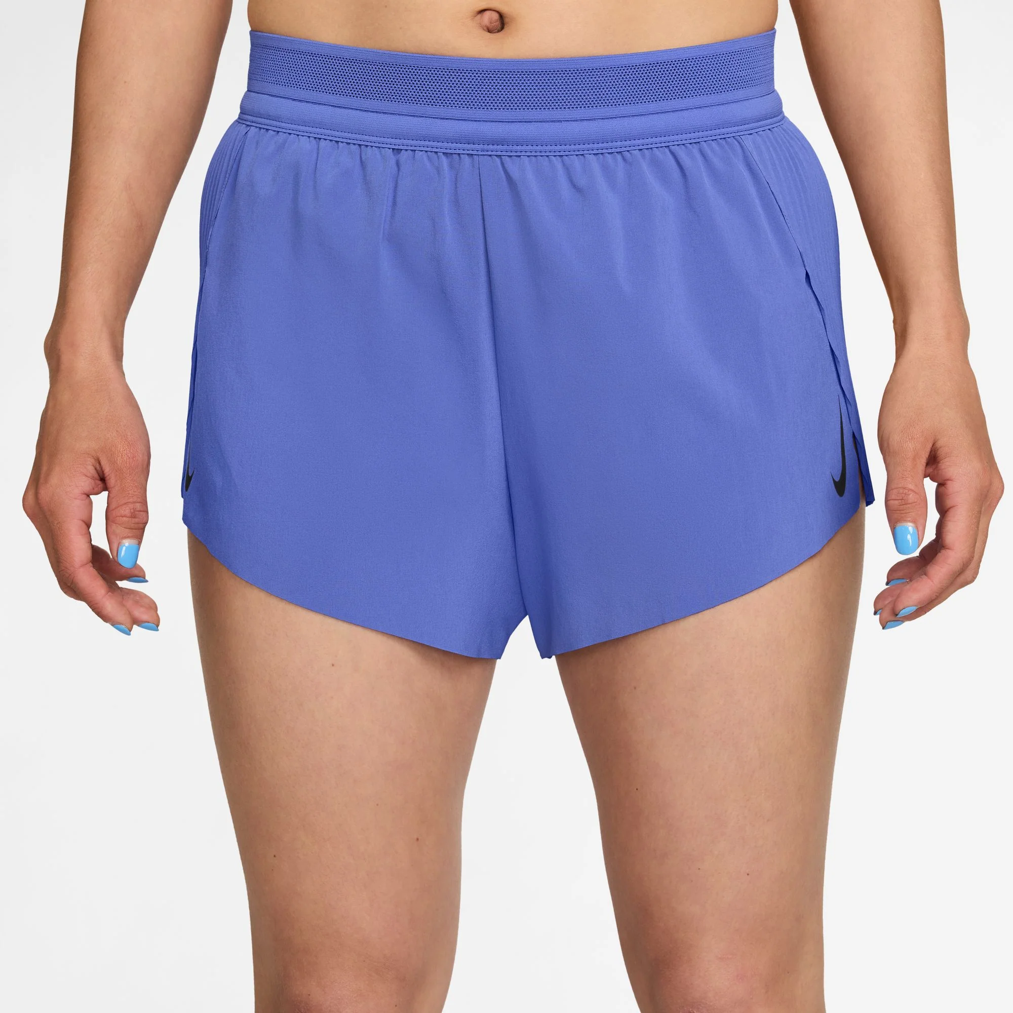 Nike AeroSwift Shorts | Sapphire / Black / White | Womens