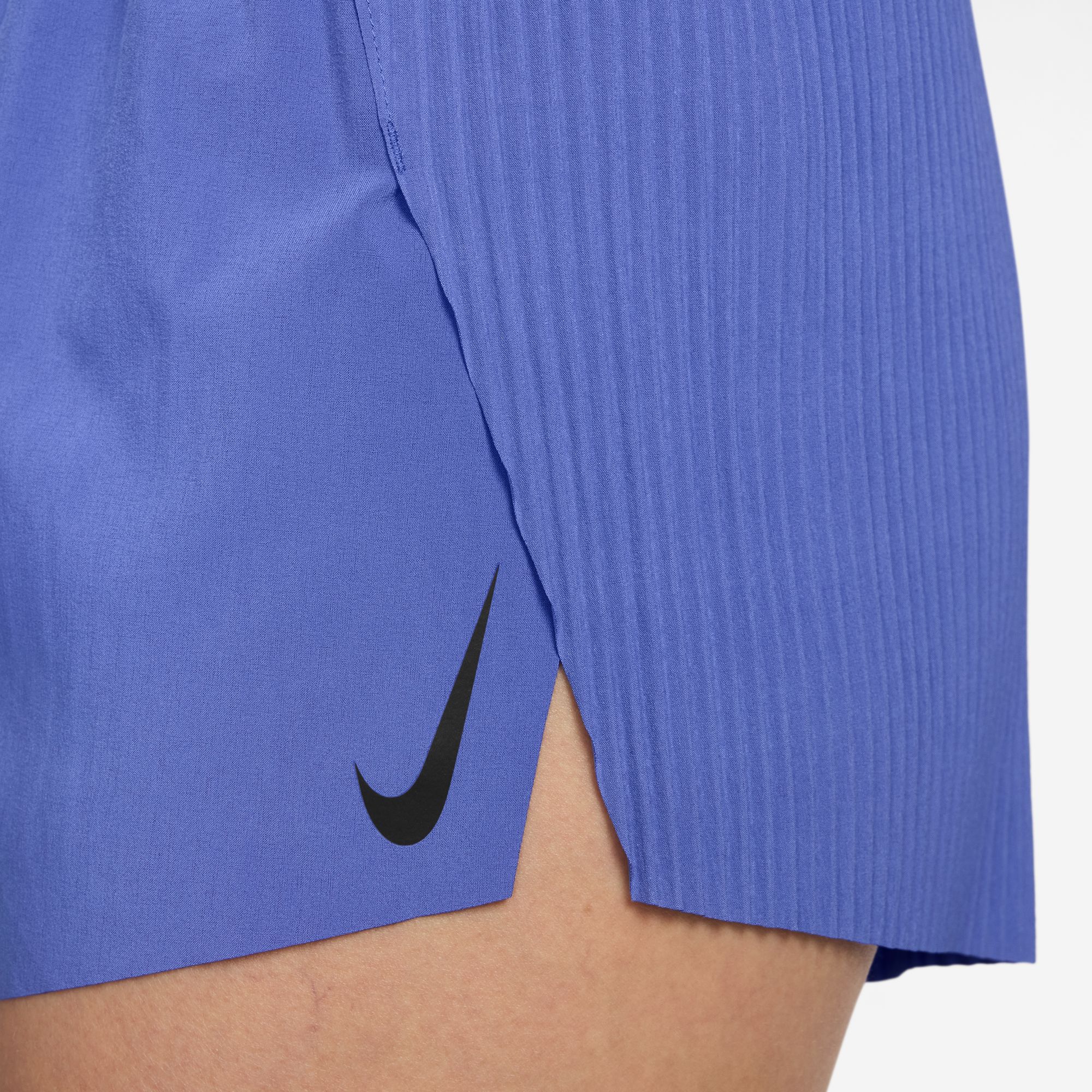 Nike AeroSwift Shorts | Sapphire / Black / White | Womens - Image 5