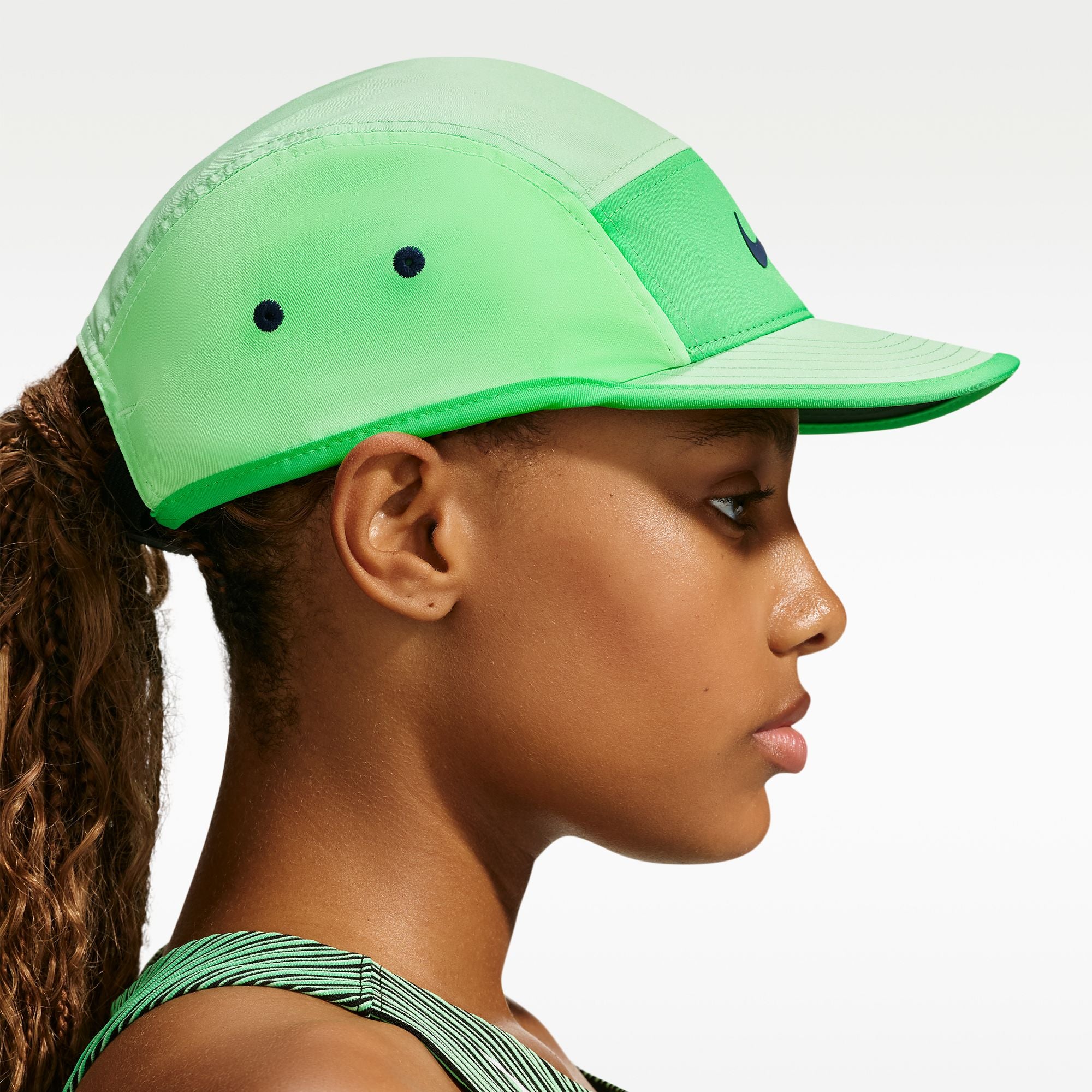 Nike Fly Cap | Cucumber Calm / Green Spark / Midnight Navy - Image 2