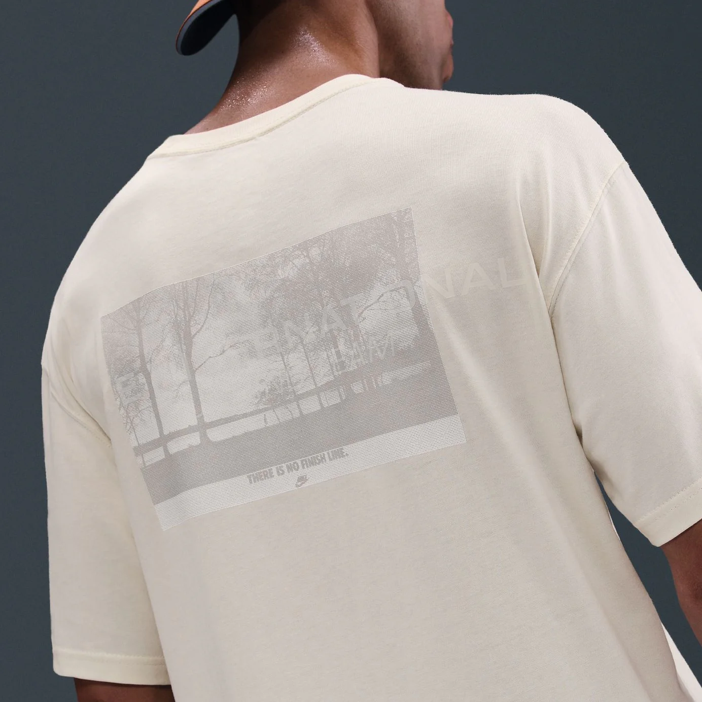 Nike M90 Tee | Soft Pearl | Mens - Image 2