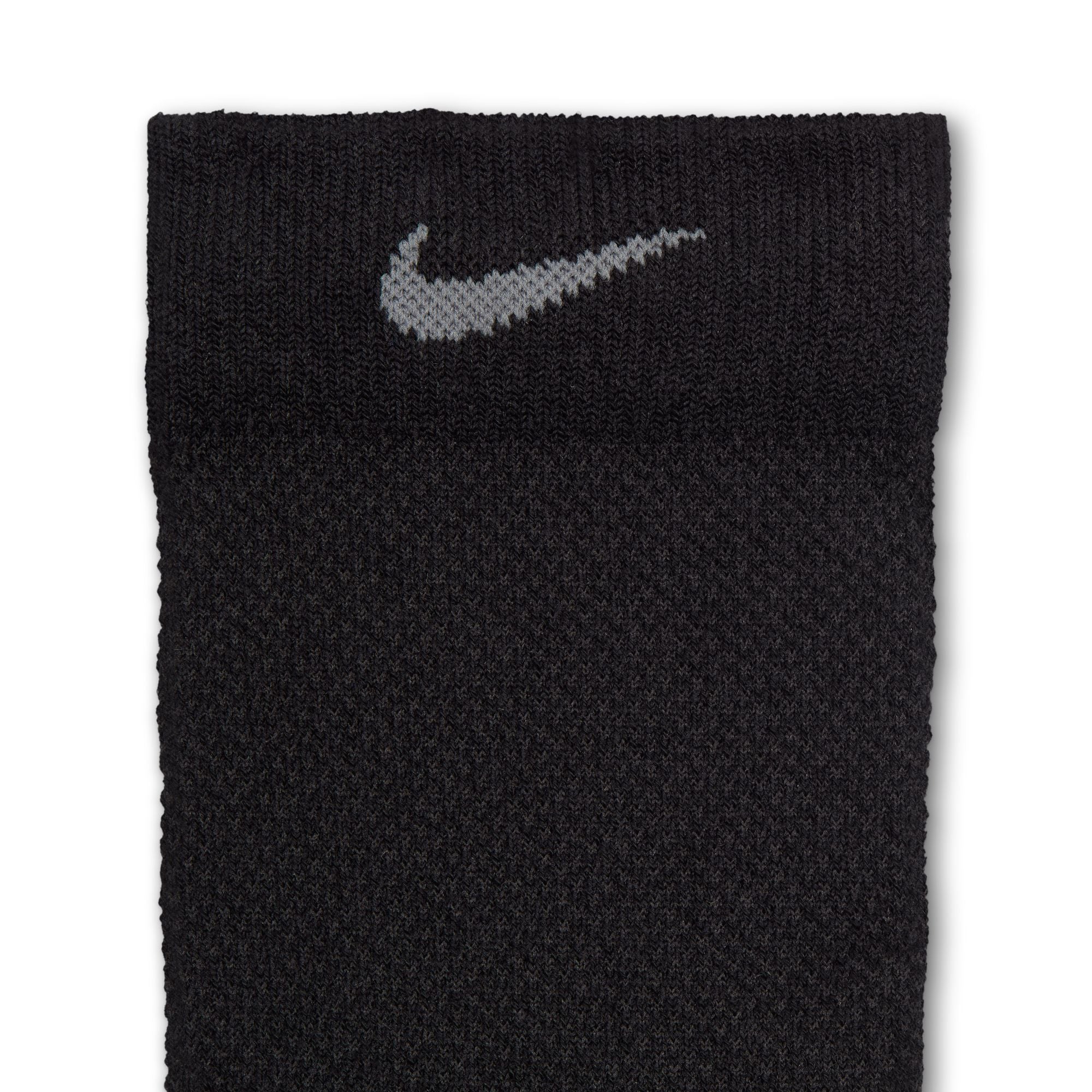 Nike Running Lightweight Sock | Crew Length | Black / Dark Smoke Grey - Image 4