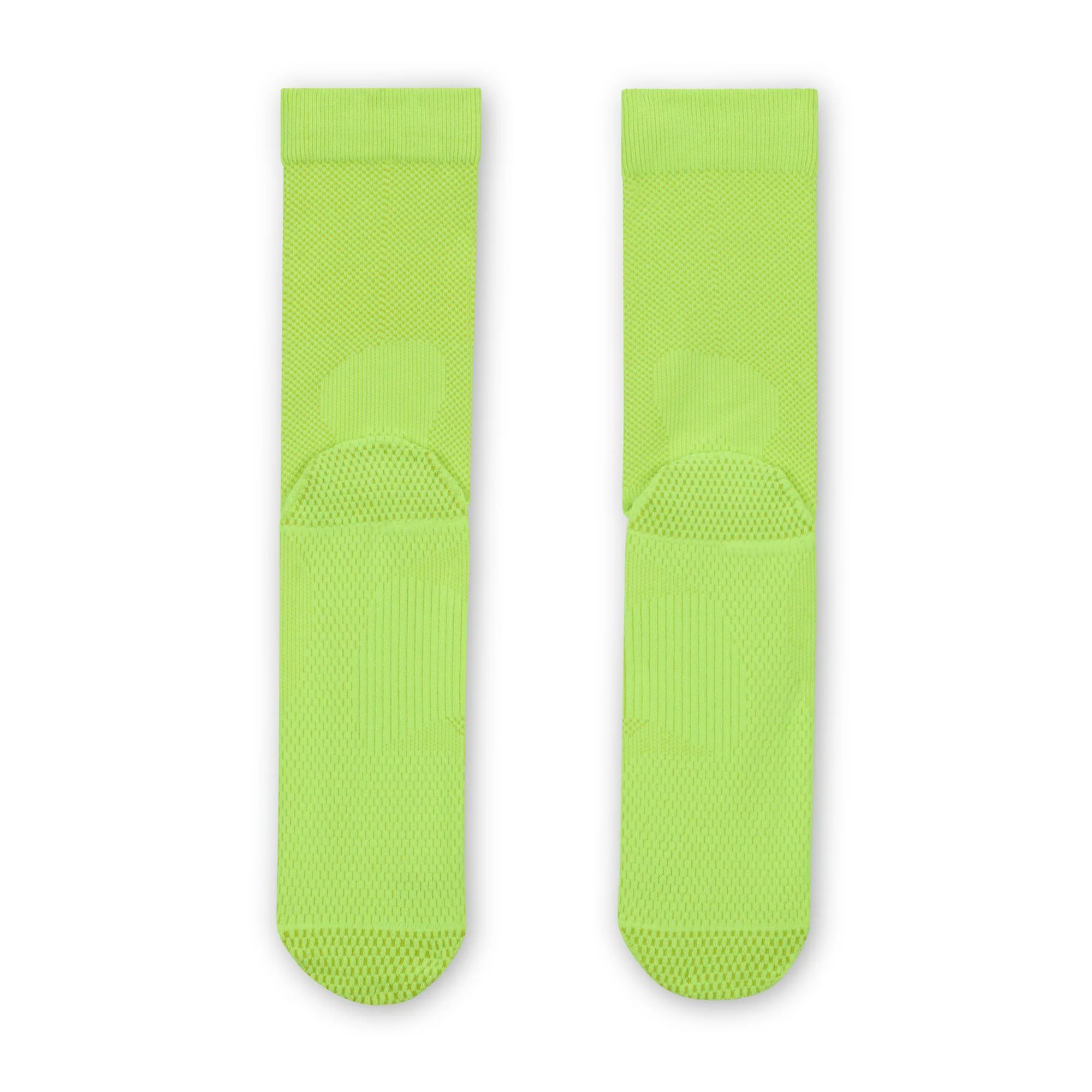 Nike Running Lightweight Sock | Crew Length | Volt / Bright Cactus - Image 2