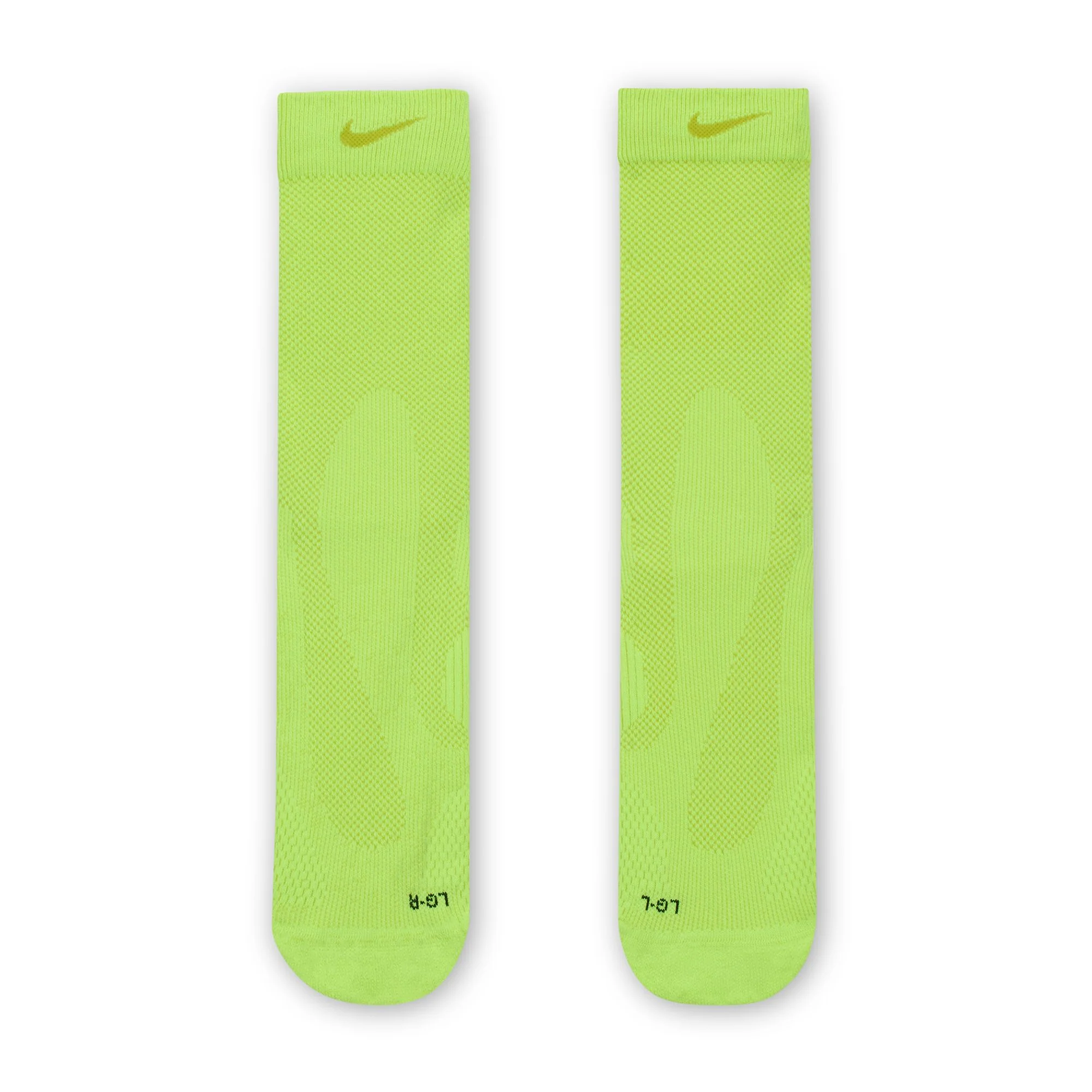 Nike Running Lightweight Sock | Crew Length | Volt / Bright Cactus - Image 3
