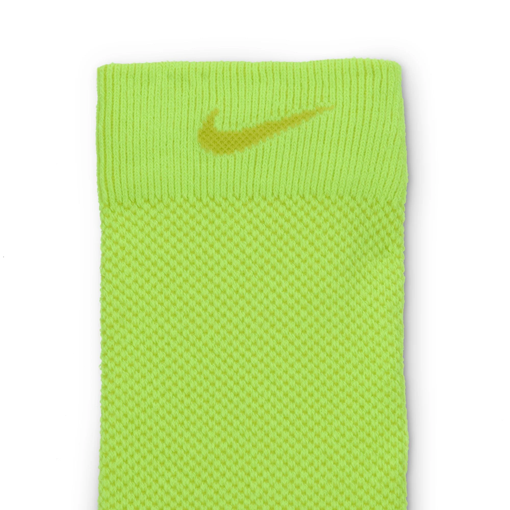 Nike Running Lightweight Sock | Crew Length | Volt / Bright Cactus - Image 4