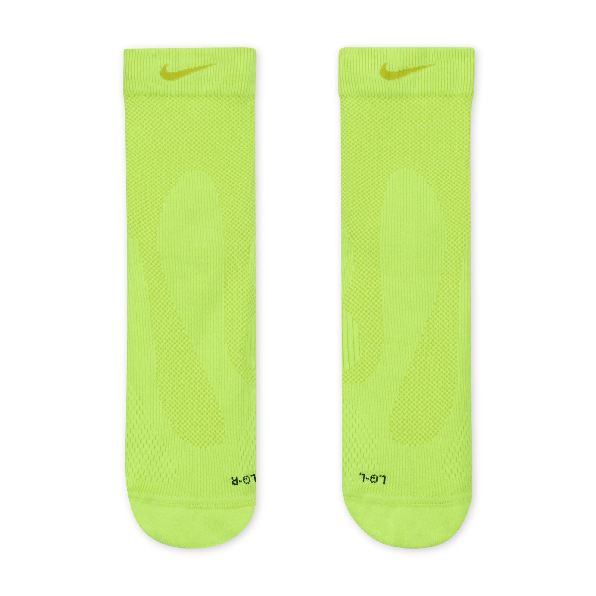 Nike Running Lightweight Sock | Micro Crew Length | Volt / Bright Cactus - Image 3