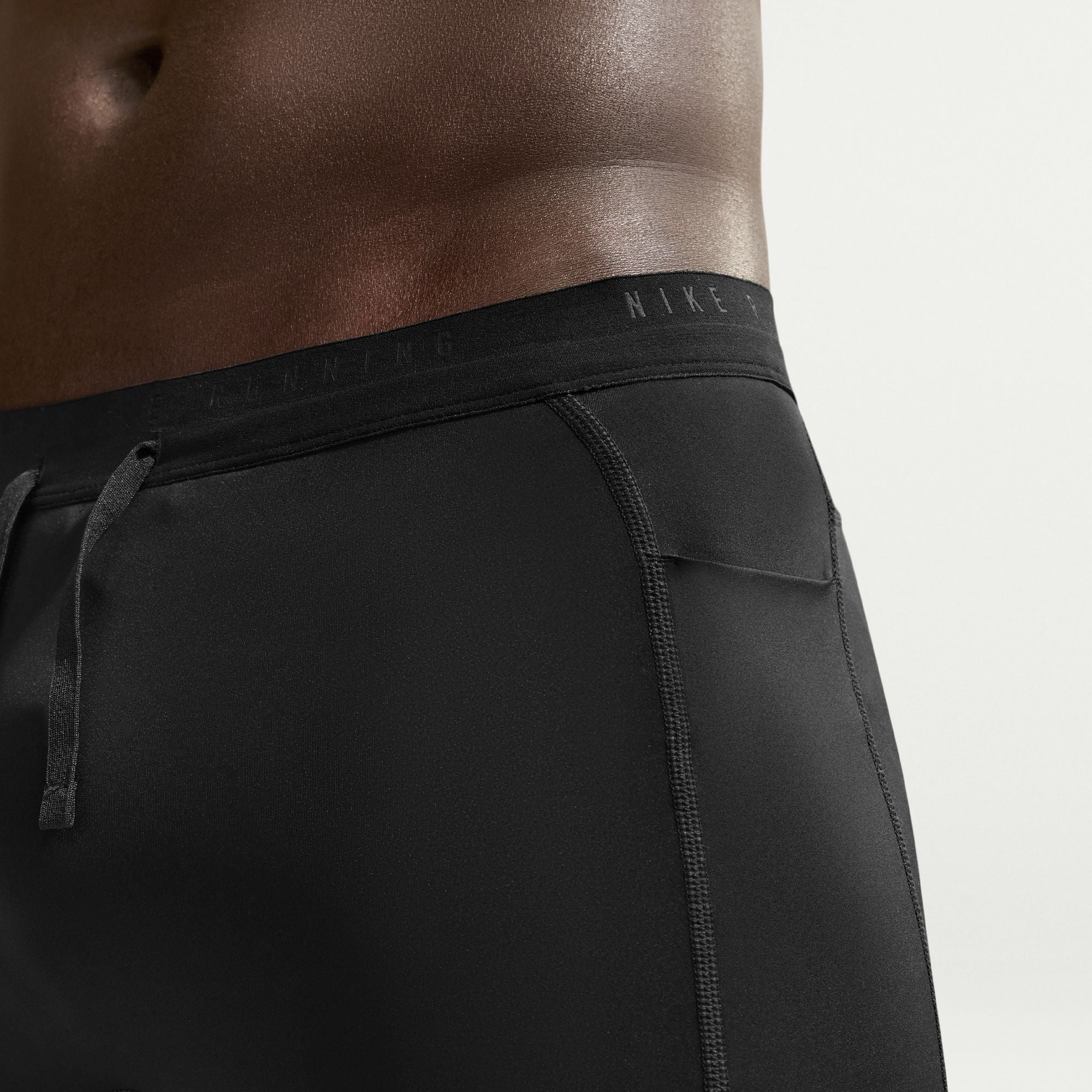 Nike Stride Tights | Black / Reflective Silver | Mens - Image 3
