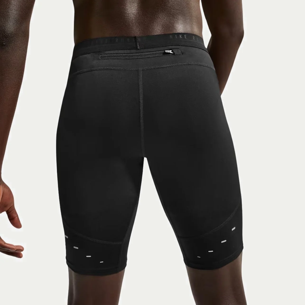 Nike Stride Tights | Black / Reflective Silver | Mens - Image 4
