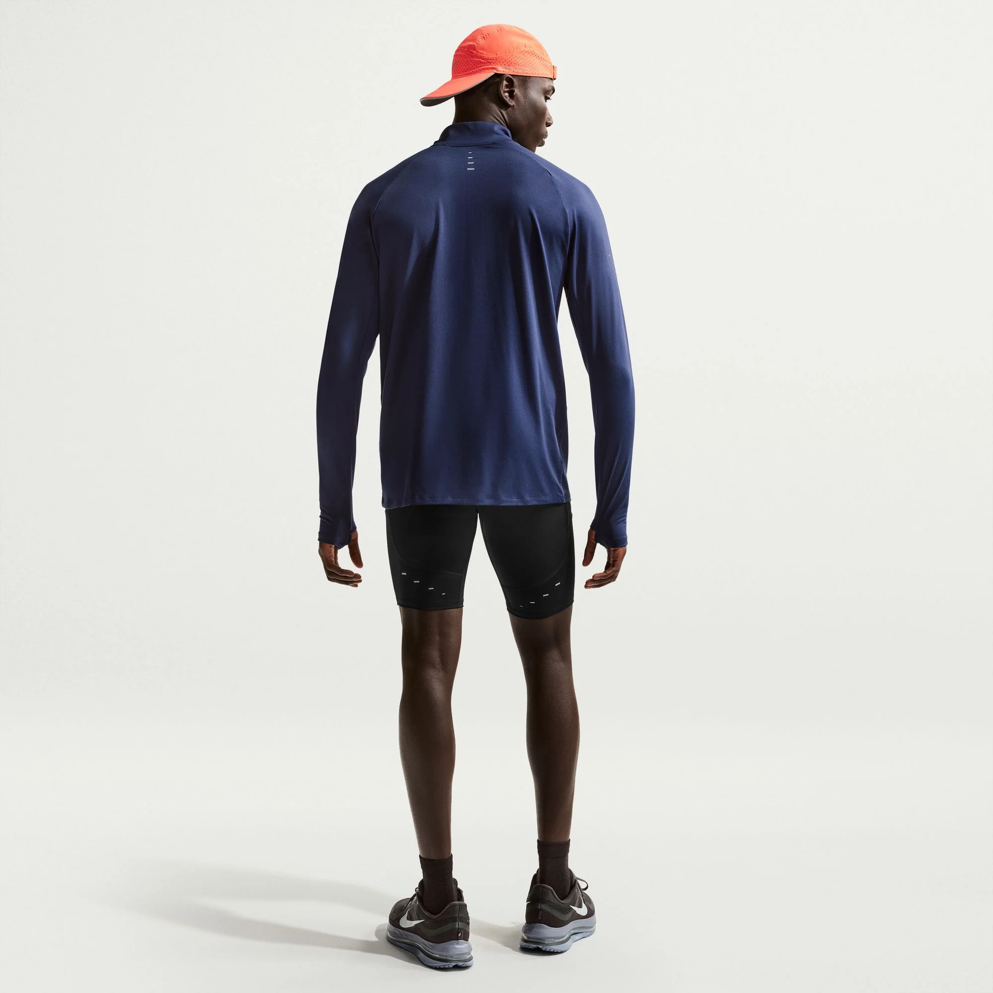 Nike Stride Tights | Black / Reflective Silver | Mens - Image 5