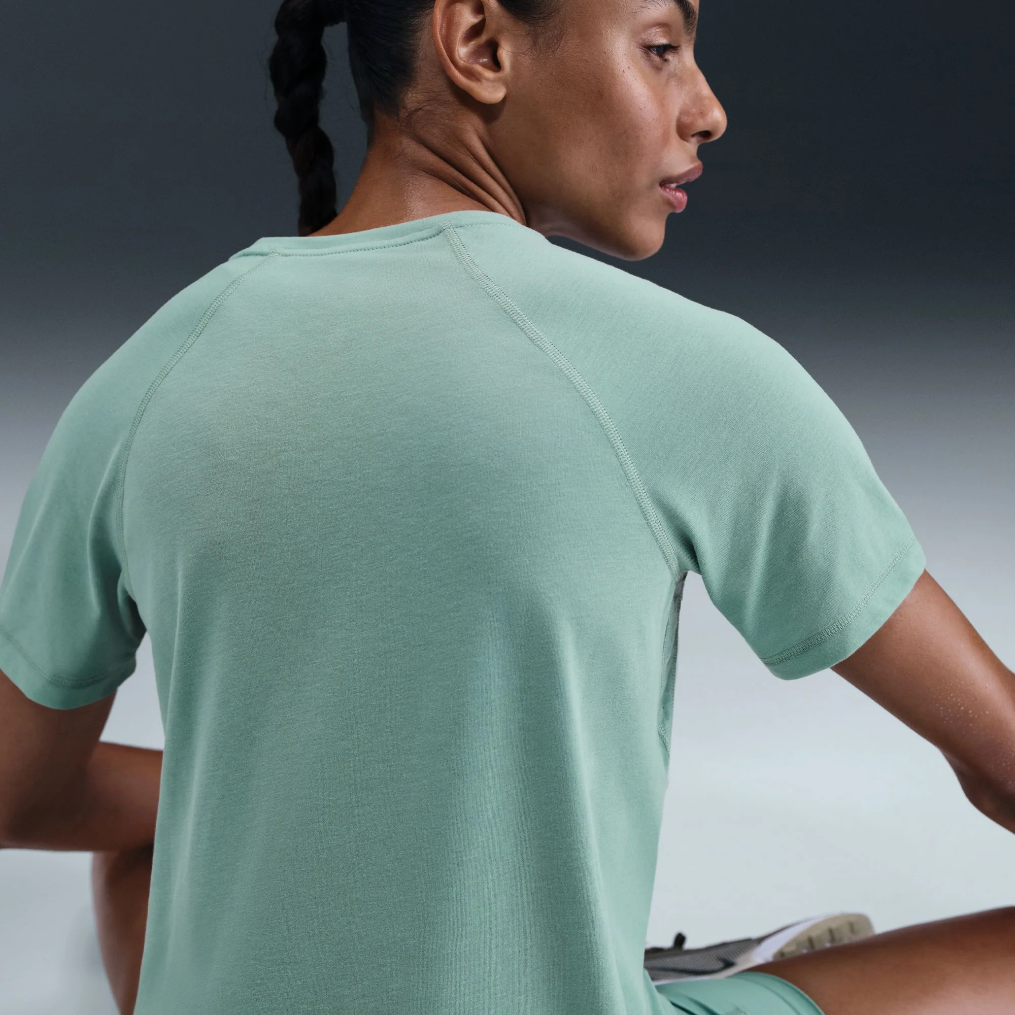 Nike Trail Dri-FIT Tee | Cannon / Summit White | Womens - Image 3