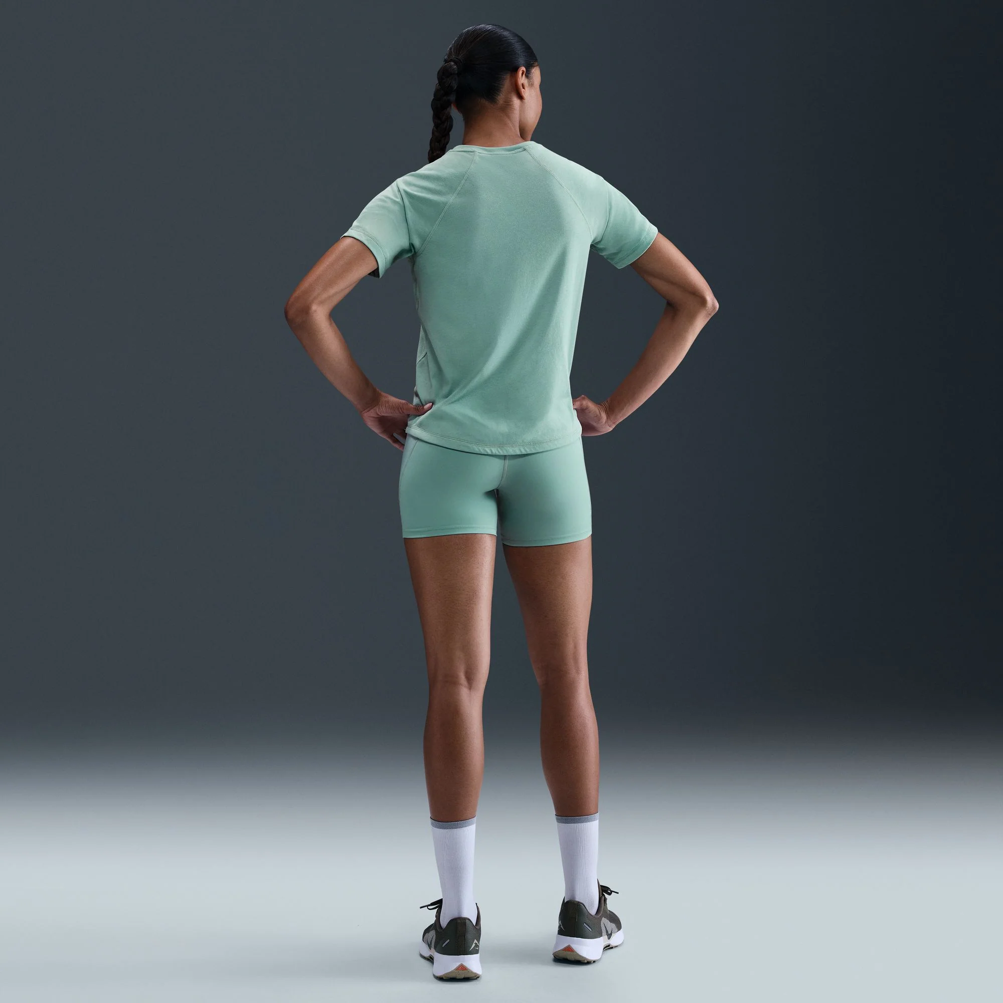 Nike Trail Dri-FIT Tee | Cannon / Summit White | Womens - Image 5