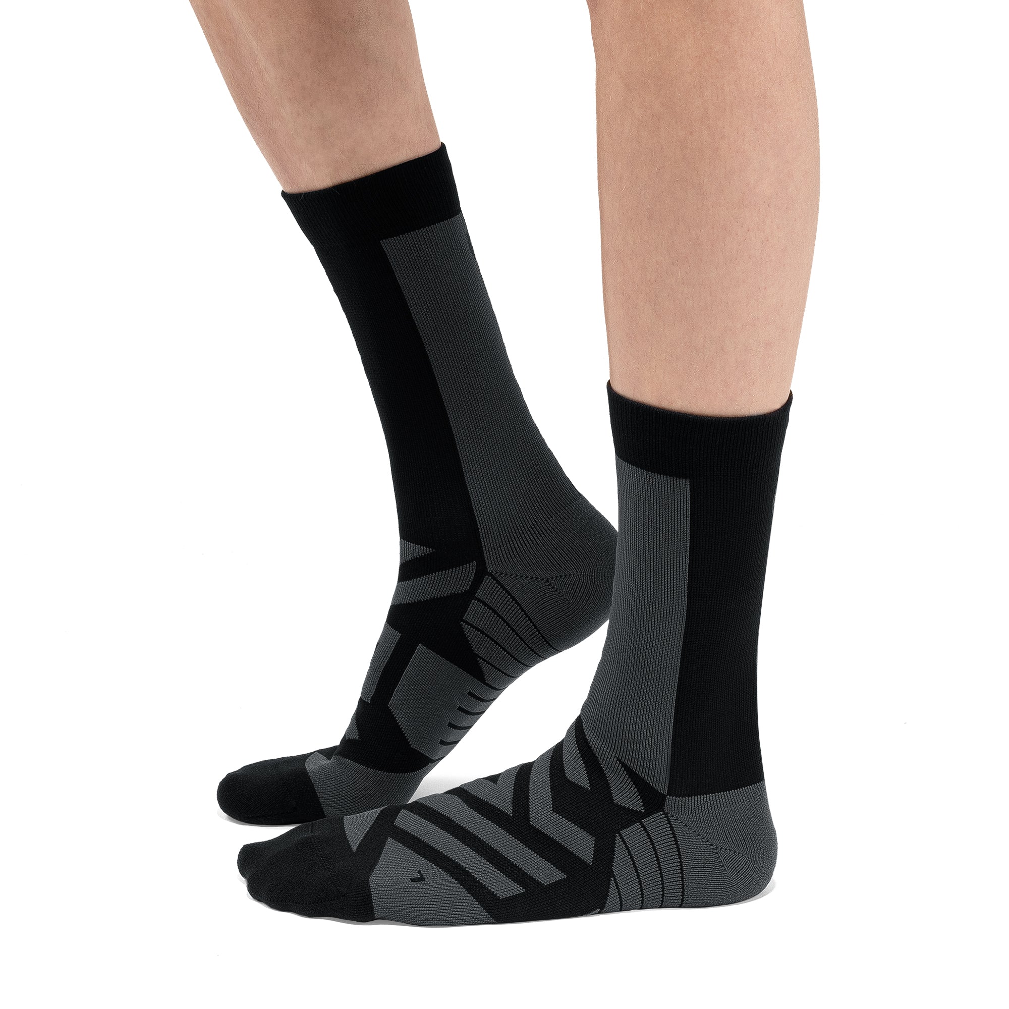 On Performance High Sock | Black / Shadow - Image 2