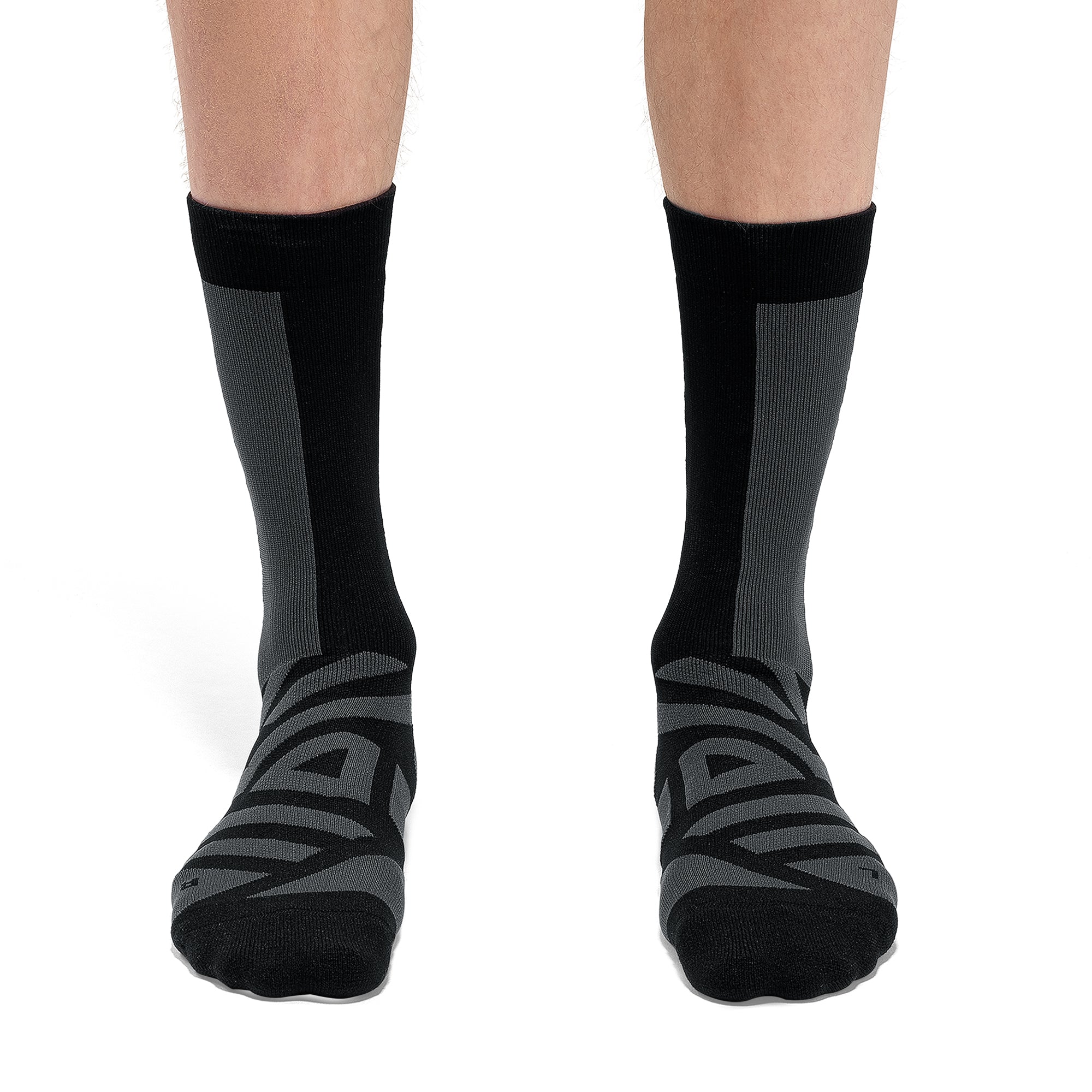 On Performance High Sock | Black / Shadow - Image 3