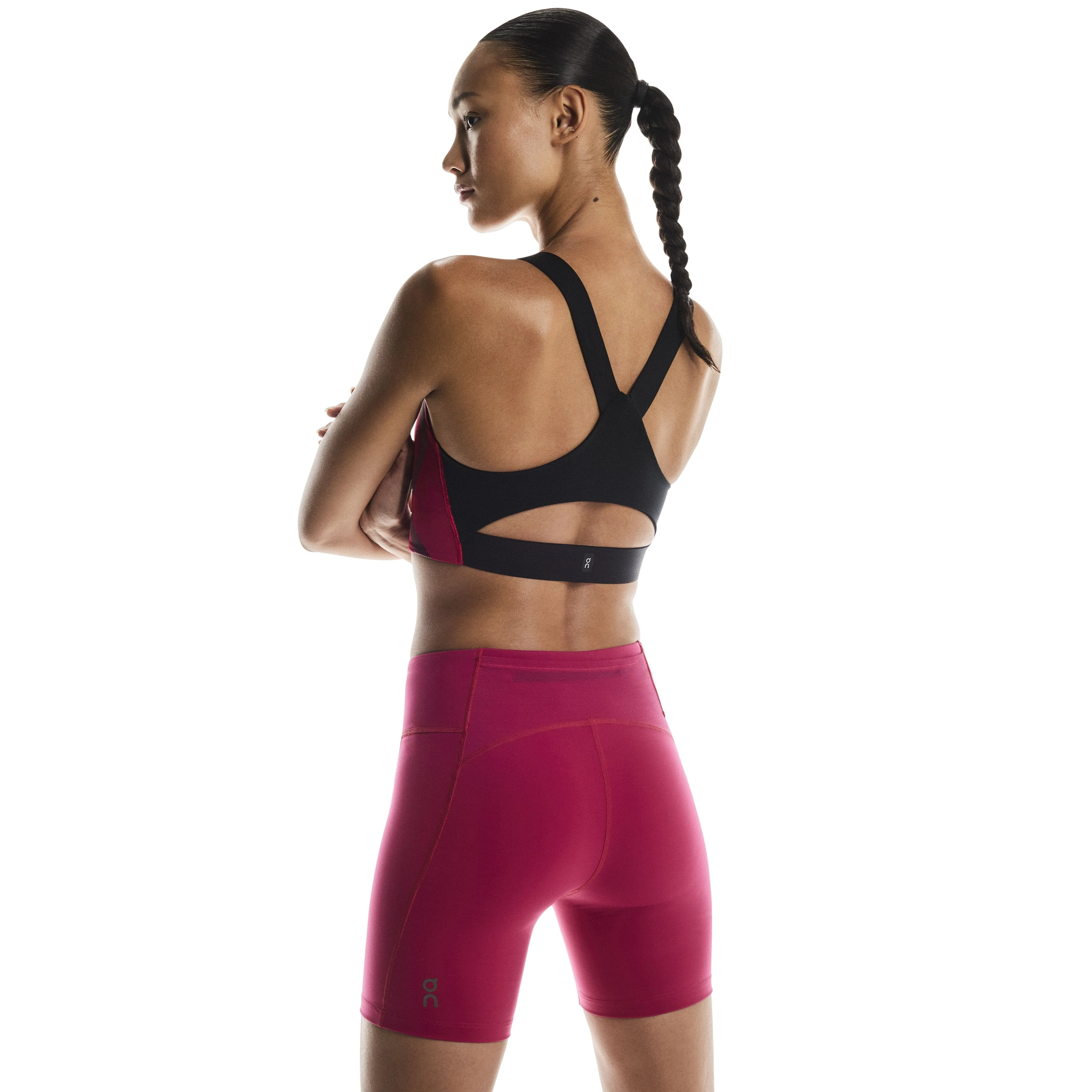 On Performance Tights Short | Grenadine | Womens - Image 2