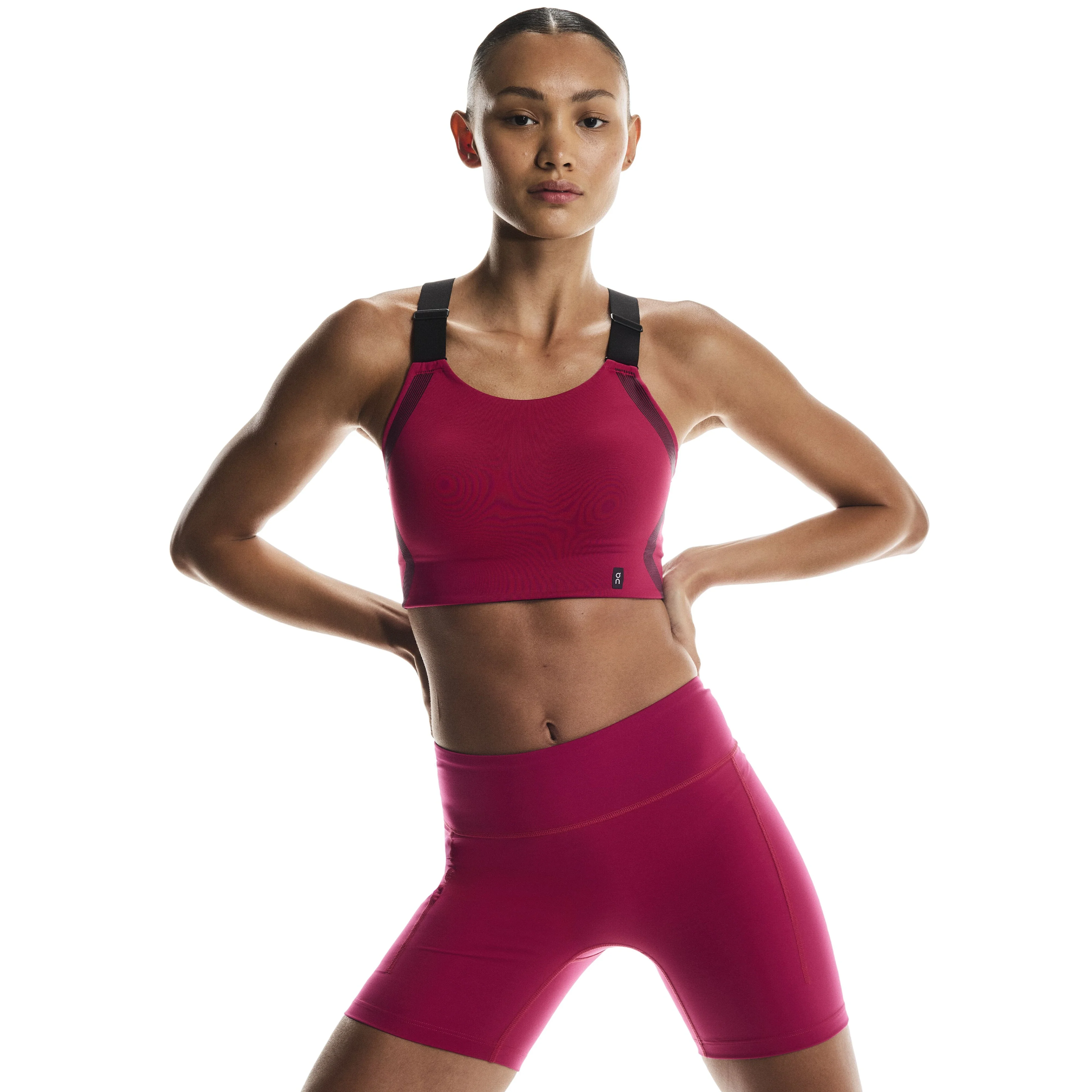 On Performance Tights Short | Grenadine | Womens - Image 3