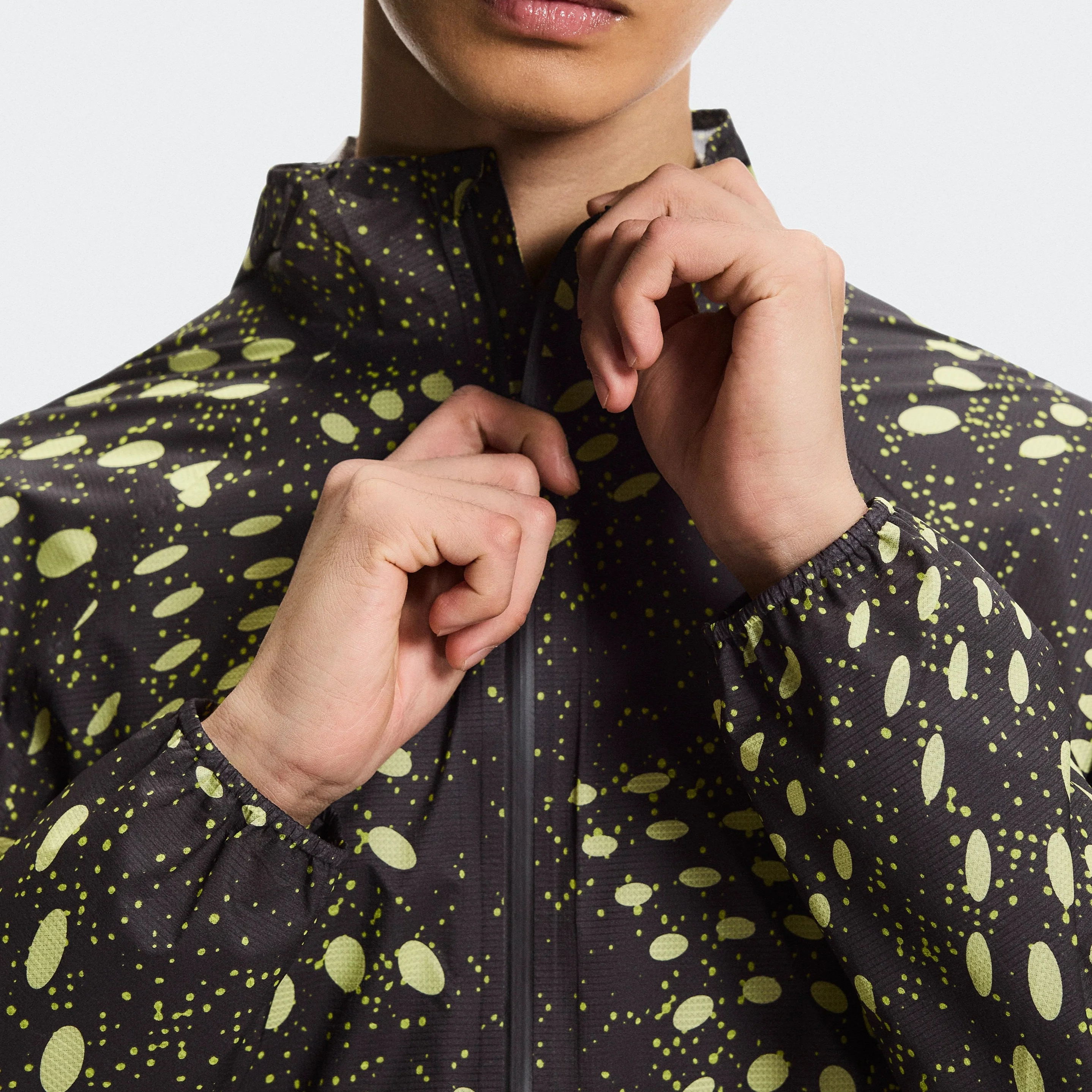 On Ultra Jacket | Iron / Lime | Mens - Image 4