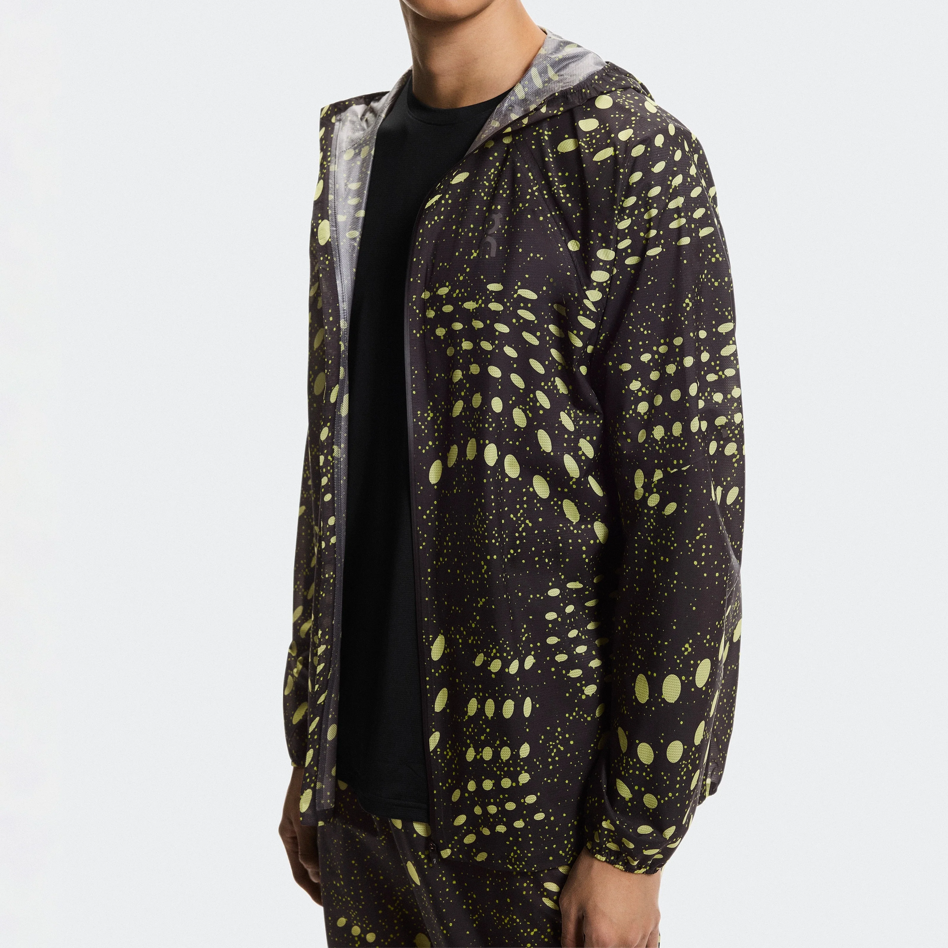 On Ultra Jacket | Iron / Lime | Mens - Image 5