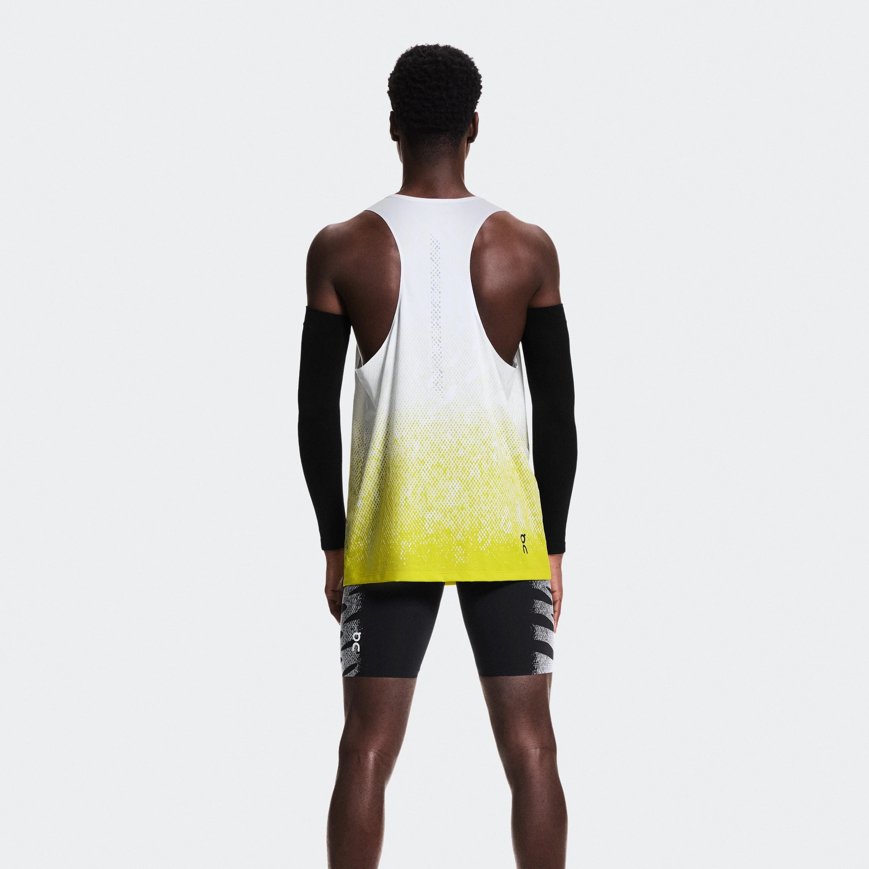 On Zero Singlet | White / Lime | Mens - Image 8