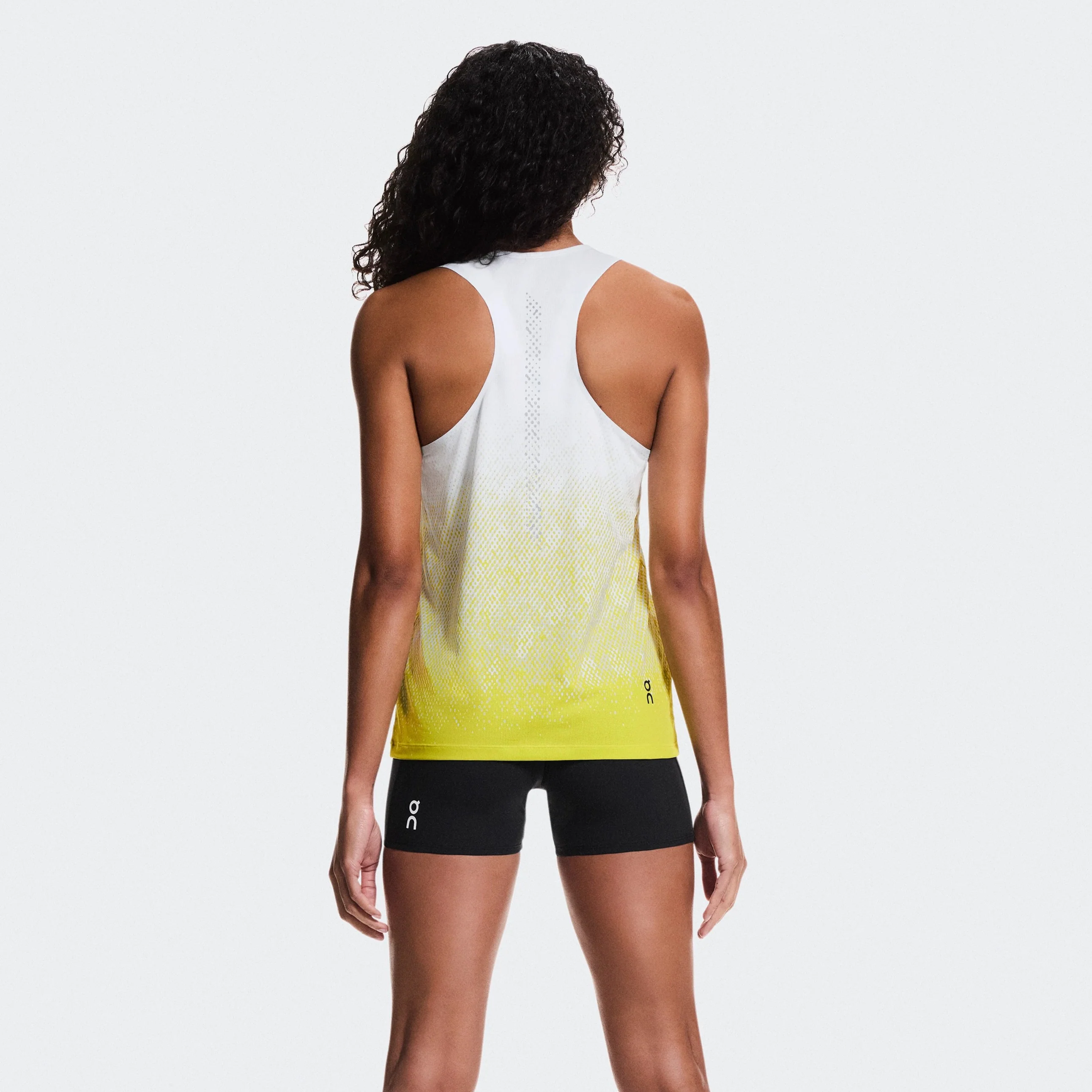 On Zero Singlet | White / Lime | Womens - Image 5