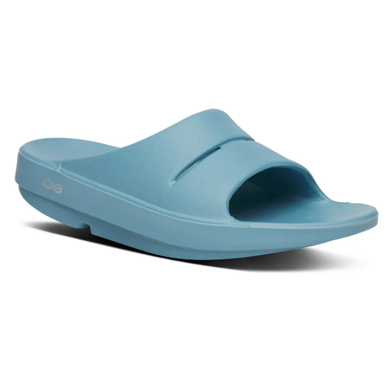 OOFOS OOahh Slide | Ocean Blue - Image 3