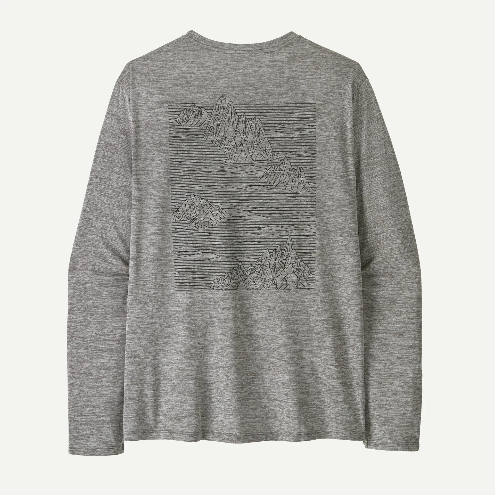 Patagonia Capilene Cool Daily Graphic L/S Shirt | Strataspire: Feather Grey | Mens