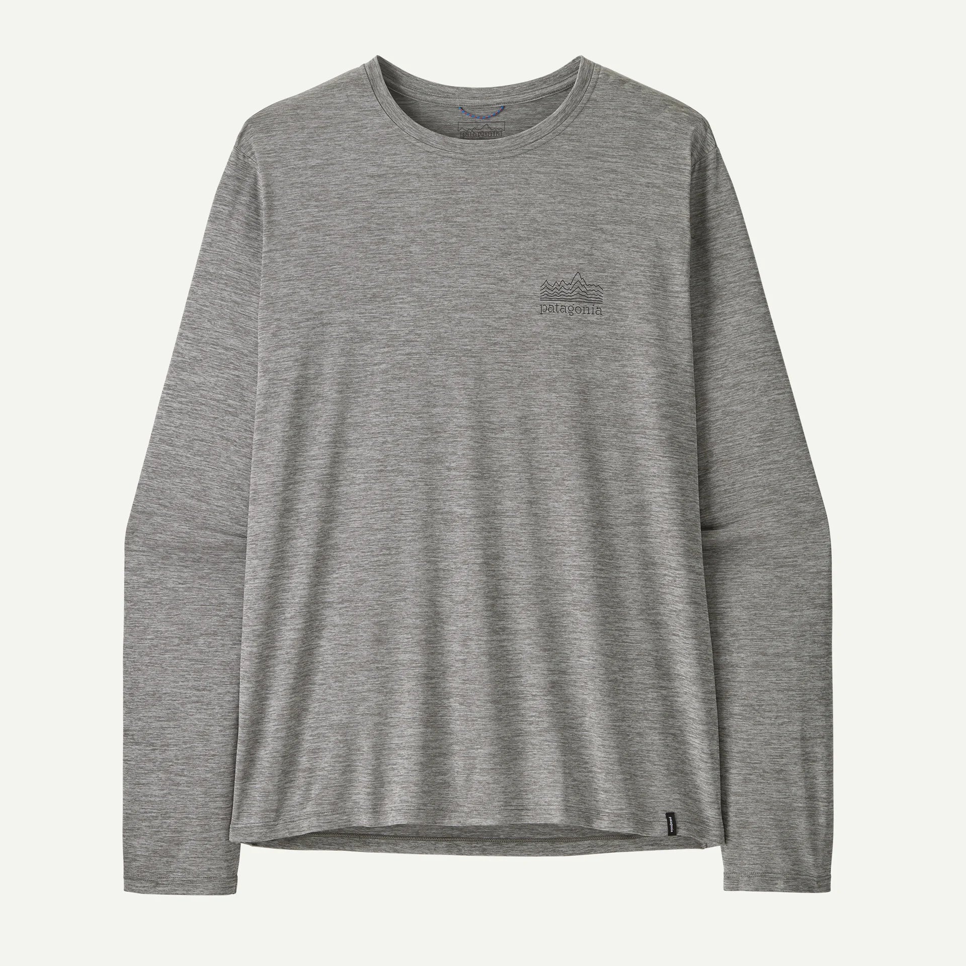 Patagonia Capilene Cool Daily Graphic L/S Shirt | Strataspire: Feather Grey | Mens - Image 6