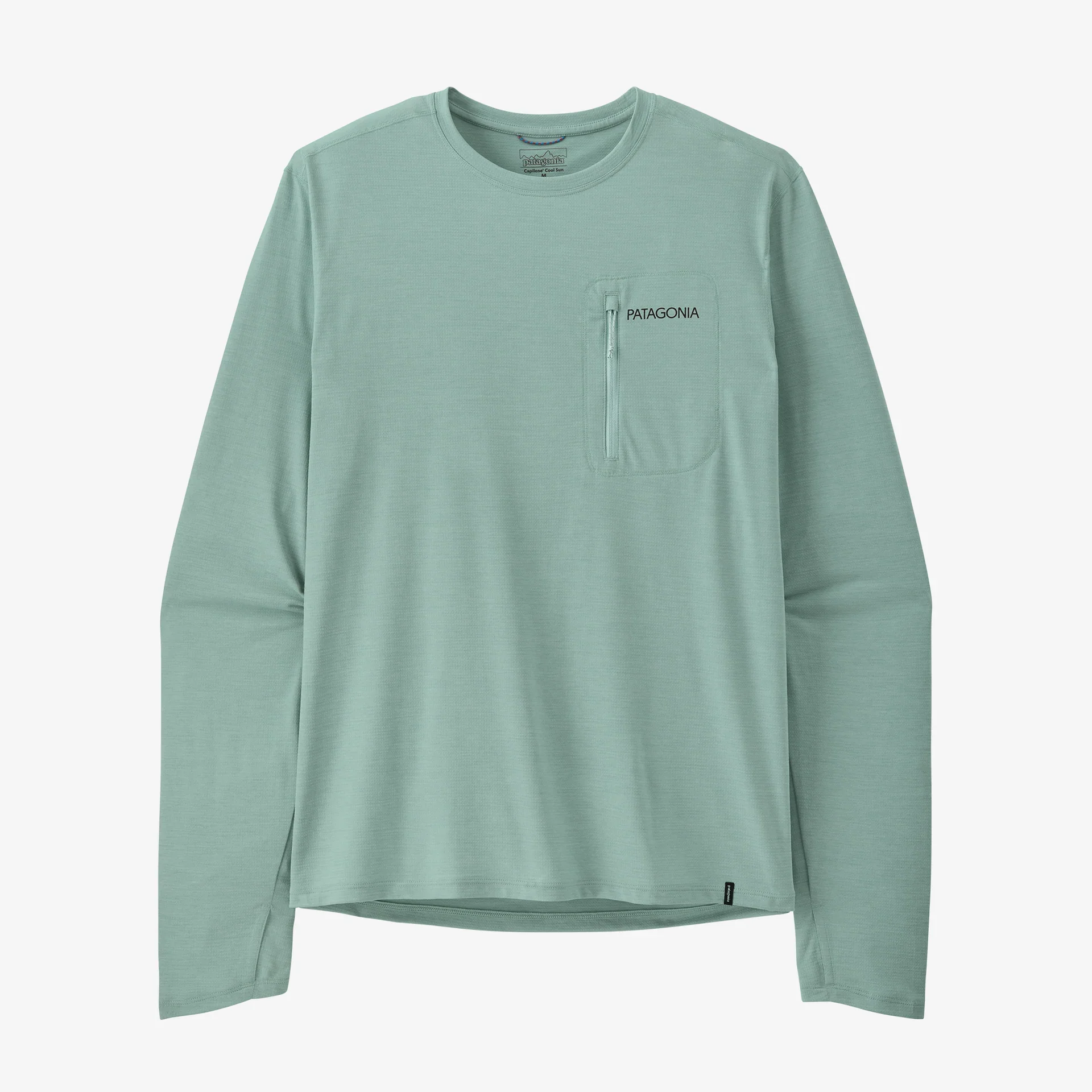 Patagonia Capilene Cool Sun Shirt | Peak Visions: Thermal Blue / Thin Ice X-Dye | Mens - Image 2