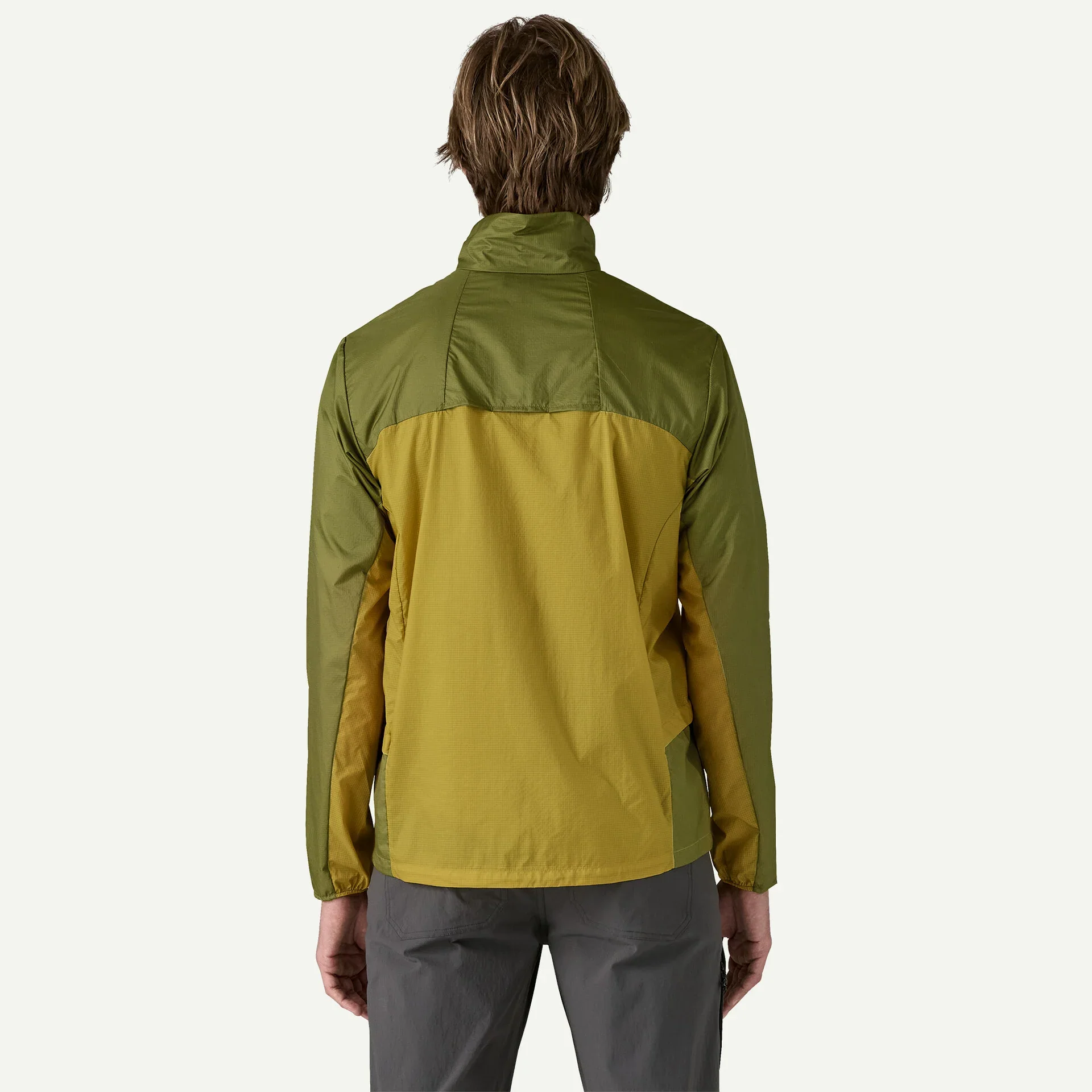 Patagonia Houdini Stash 1/2 Zip Pullover | Bundle Green / Graze Green | Mens - Image 3