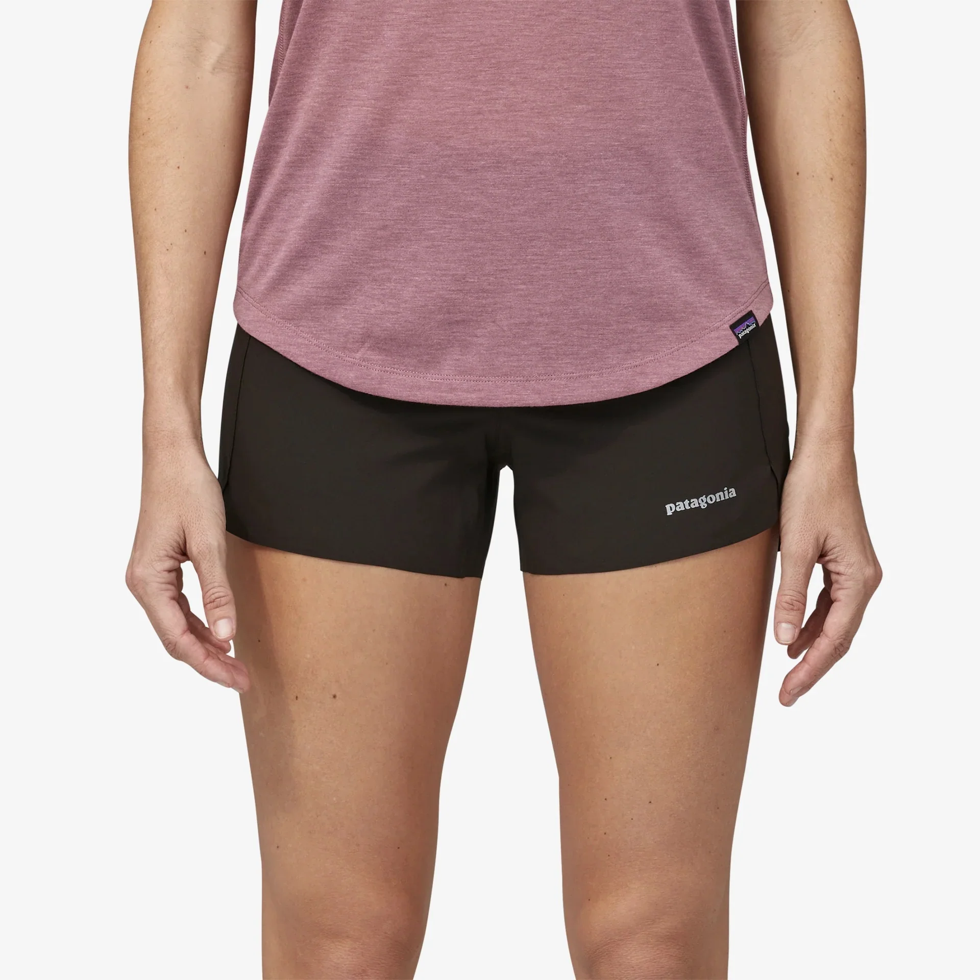 Patagonia Strider Pro 3 1/2 Inch Shorts | Black | Womens - Image 7