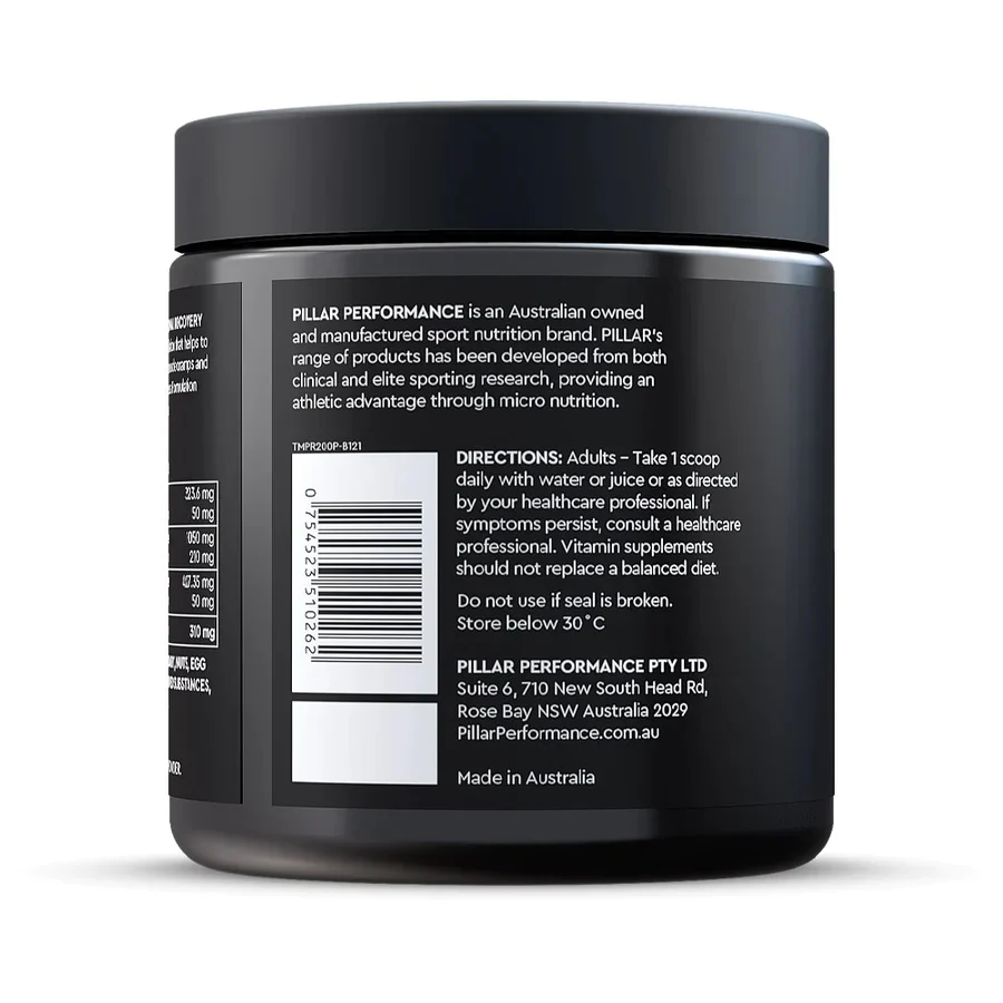 Pillar Performance Triple Magnesium Powder | 200g Tub - Image 4