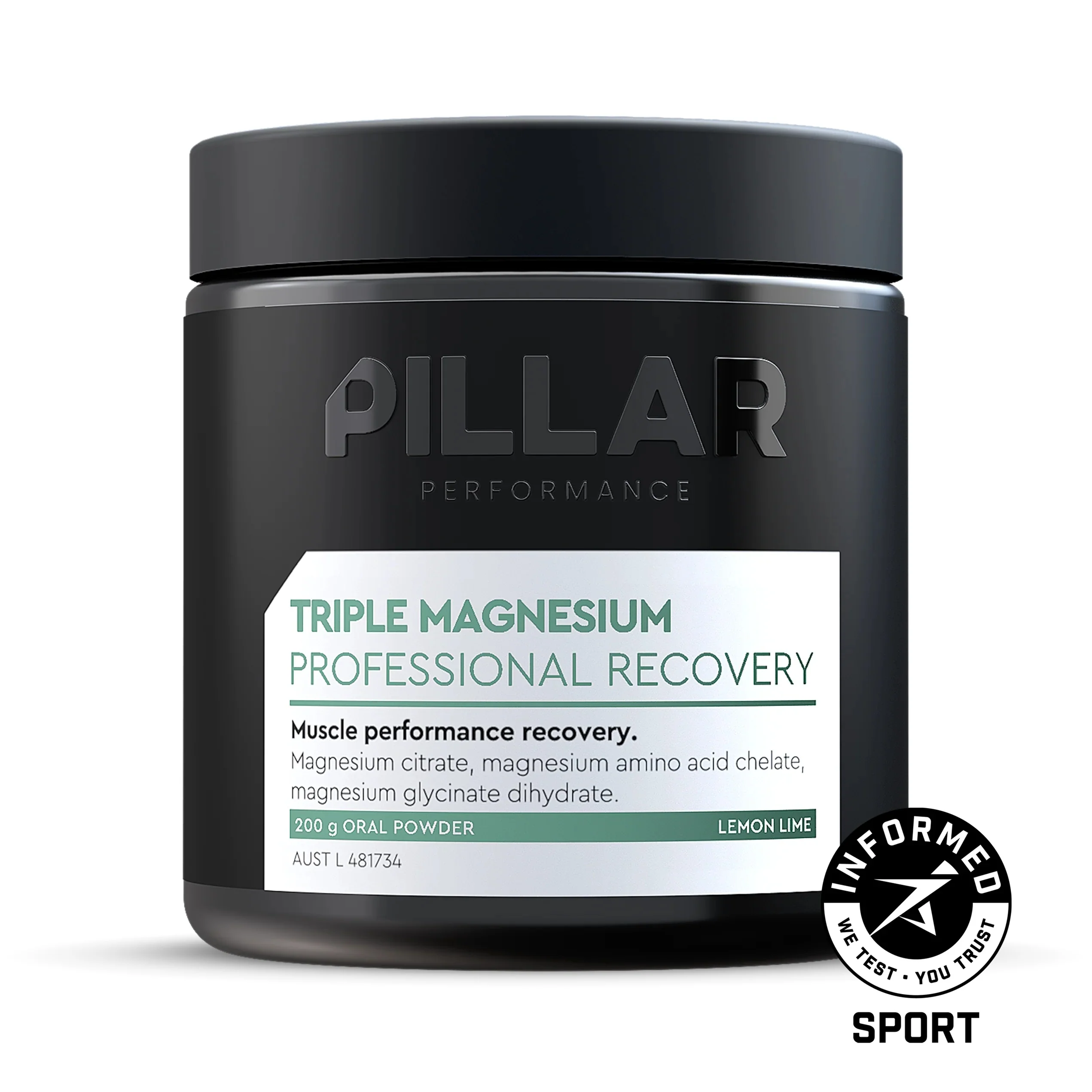 Pillar Performance Triple Magnesium Powder | 200g Tub - Image 7