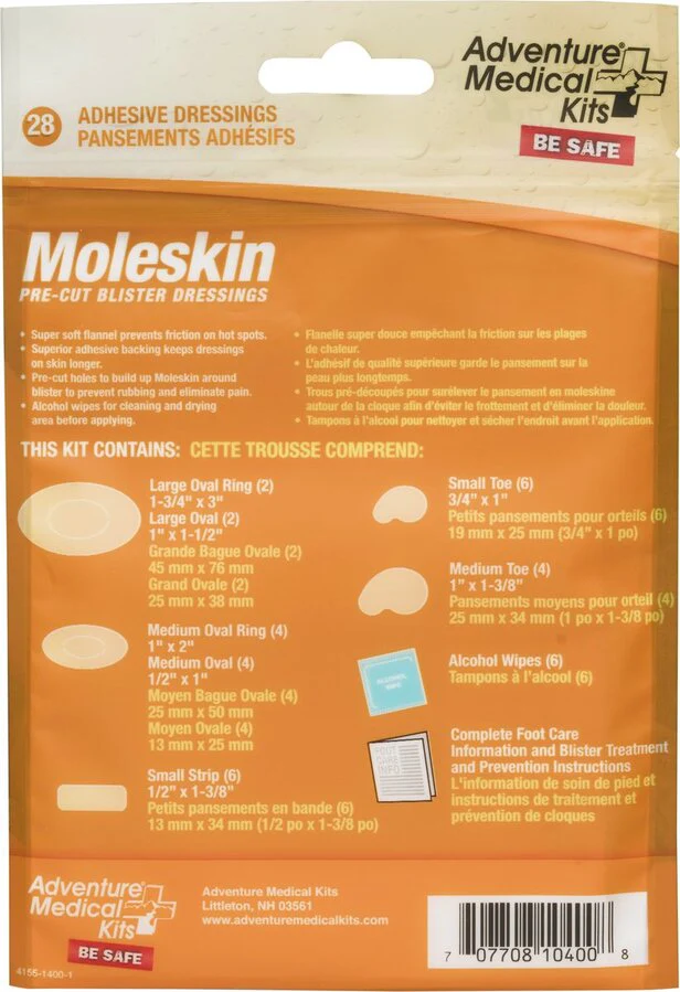 AMK Moleskin Pre-Cut Blister Dressings - Image 3