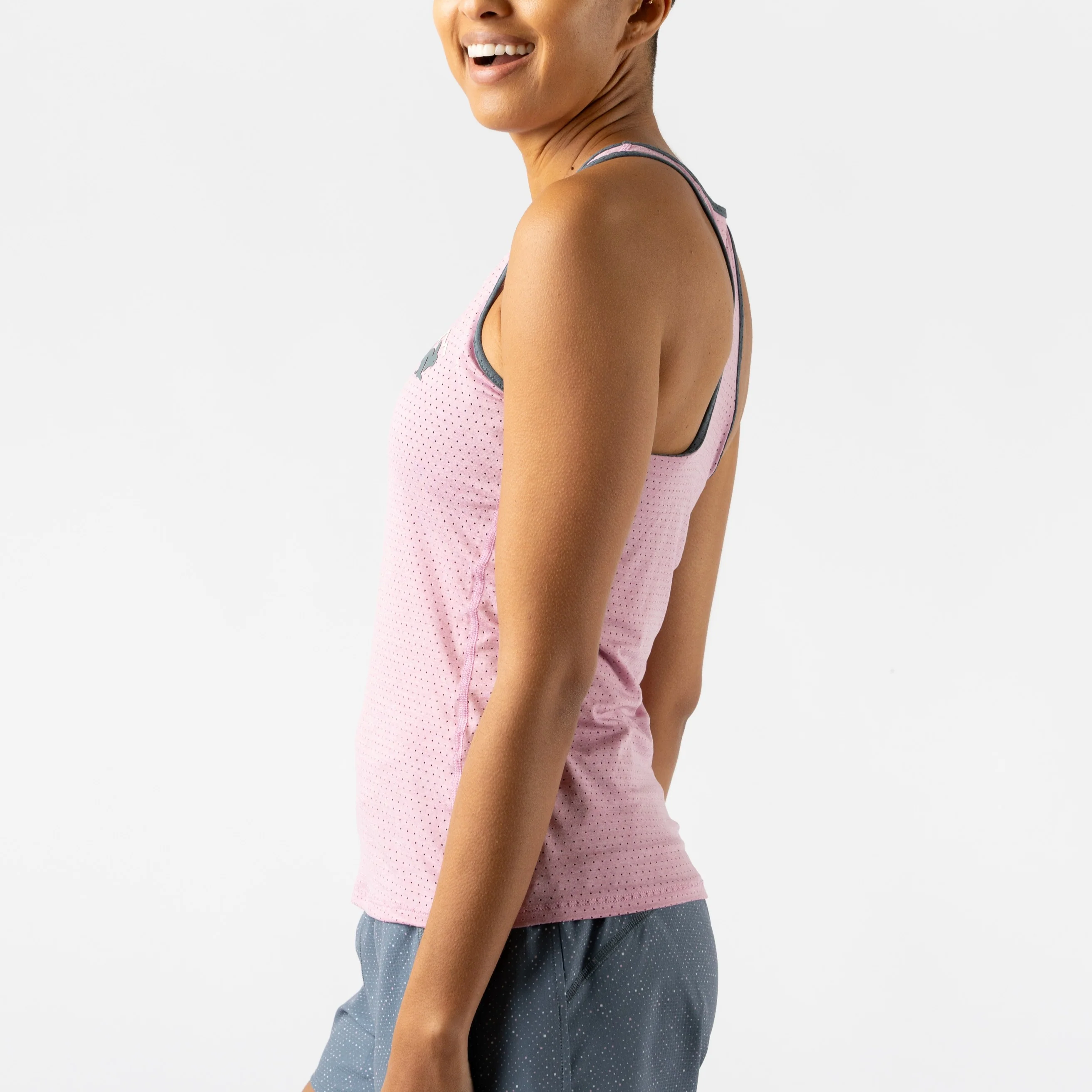 rabbit EZ Tank Perf Trail | Pink Nectar | Womens - Image 5