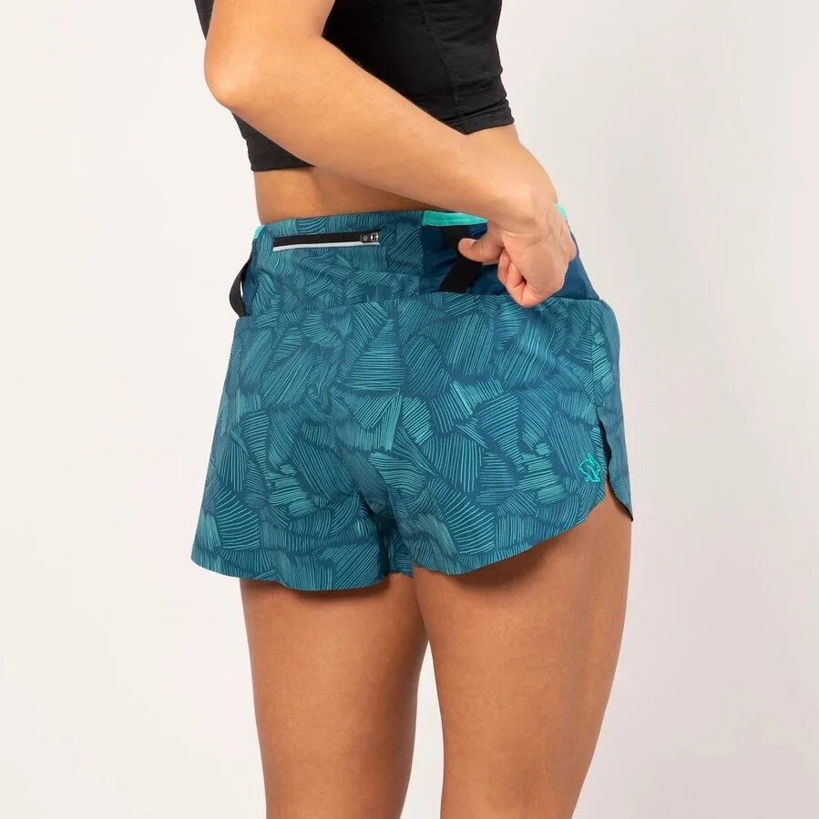 rabbit Smashems 4" Short | Gibraltar Sea | Womens - Image 4