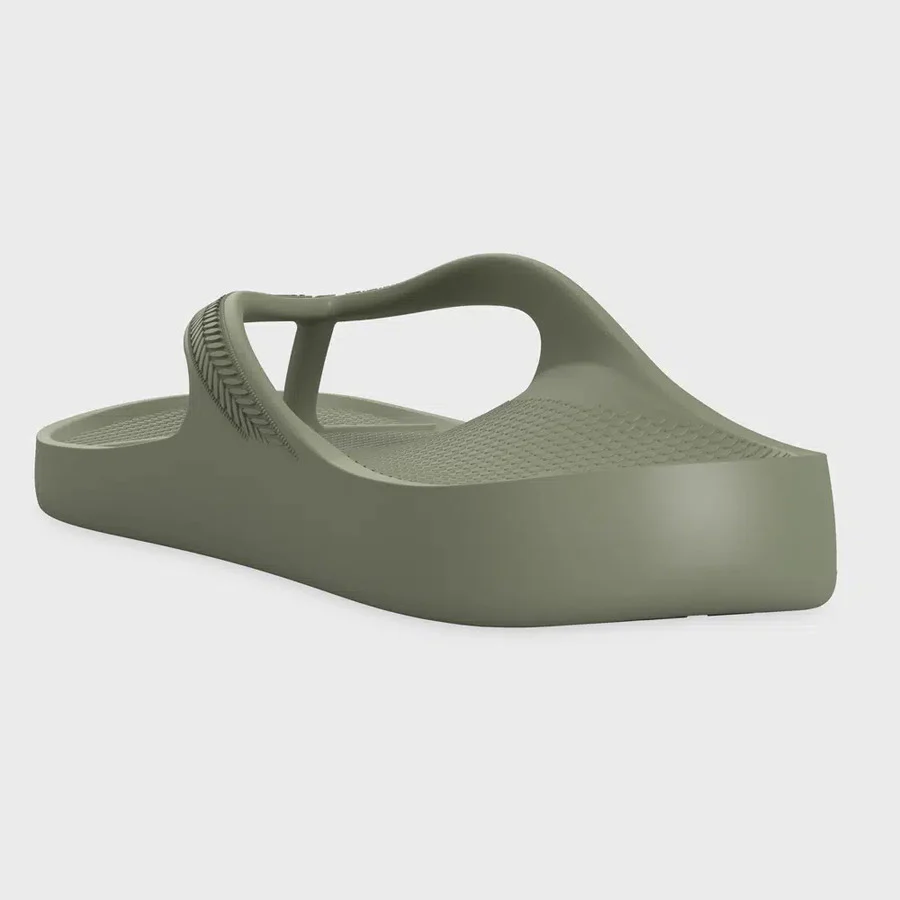 Lightfeet ReVIVE Arch Support Thongs | Khaki - Image 4
