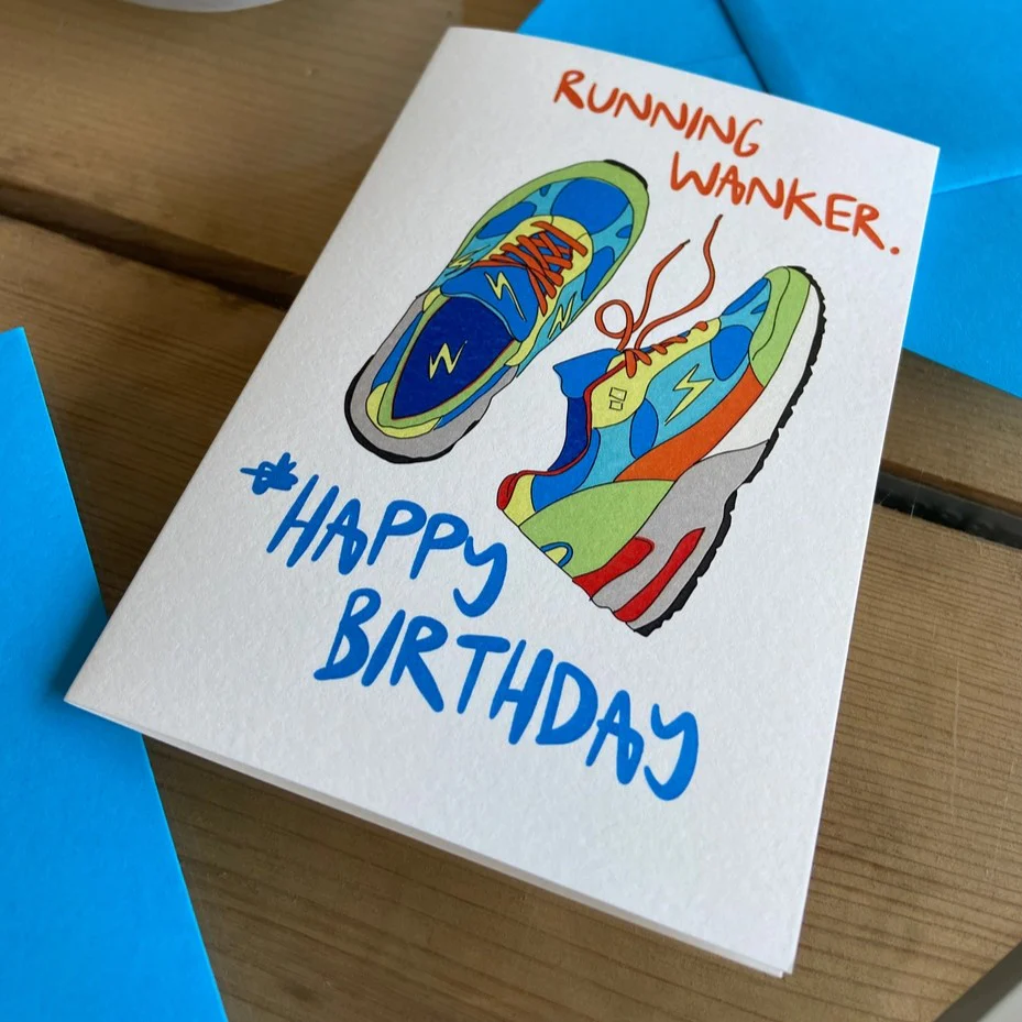 Running Wanker, Happy Birthday | Greeting Card - Image 2