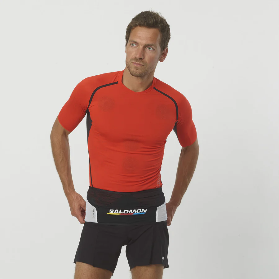 Salomon Adv Skin Belt Race Flag | Special Edition | Black / White - Image 2