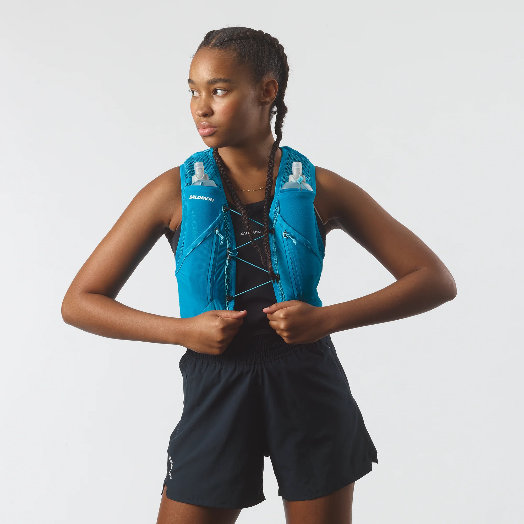 Salomon Active Skin 12 Set | Blue Danube / Blue Curacao - Image 3
