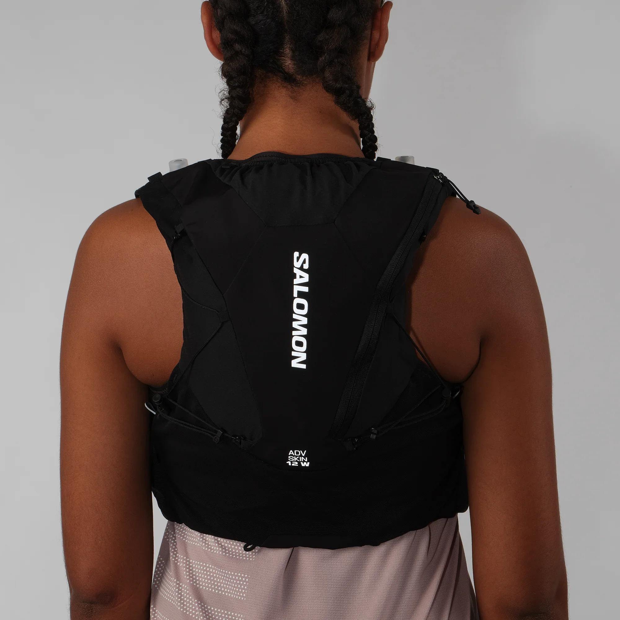 Salomon Adv Skin 12 Set | Black / Asphalt | Womens - Image 10