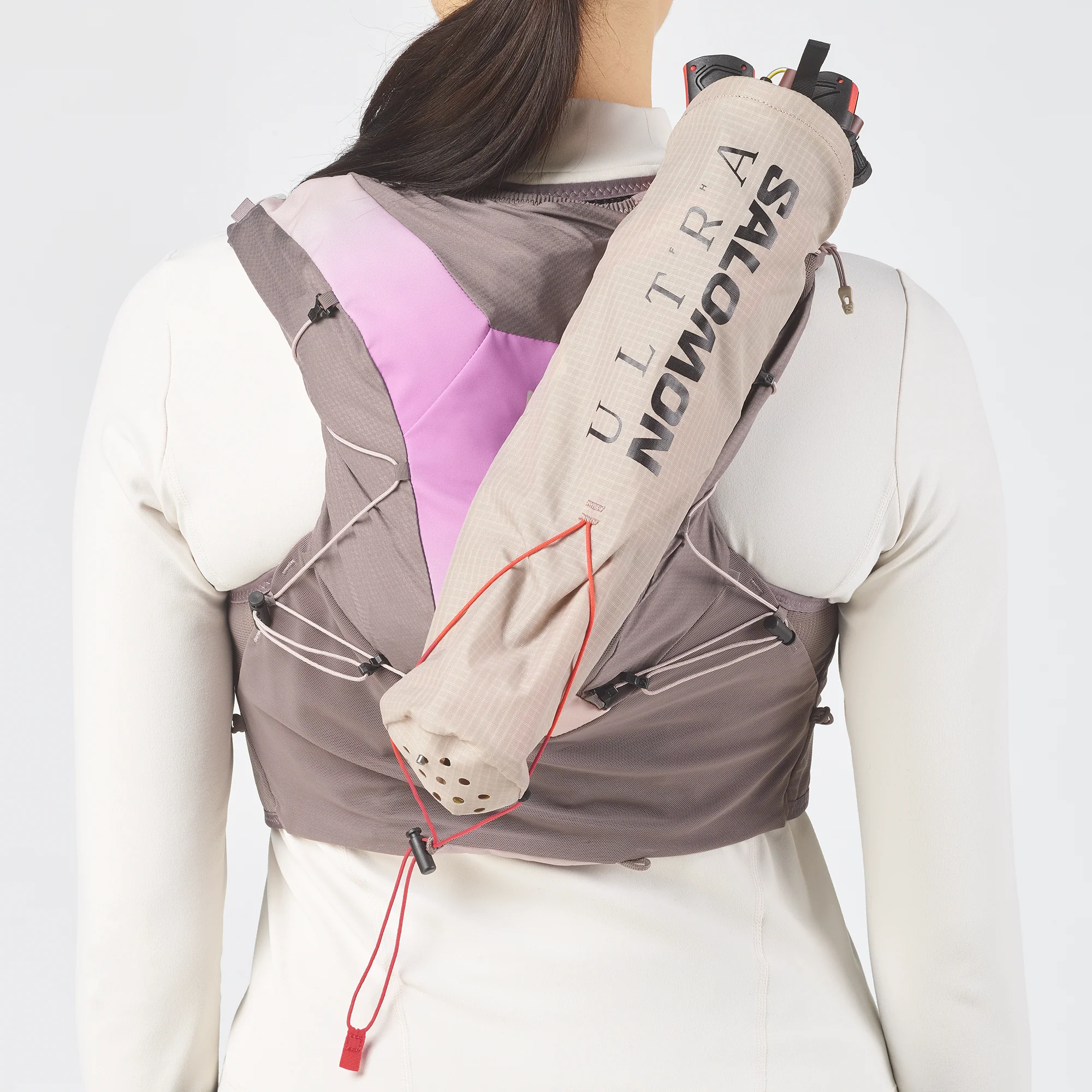 Salomon Adv Skin 12 Set | Iron / Shadow Gray / Iris Orchid | Womens - Image 3