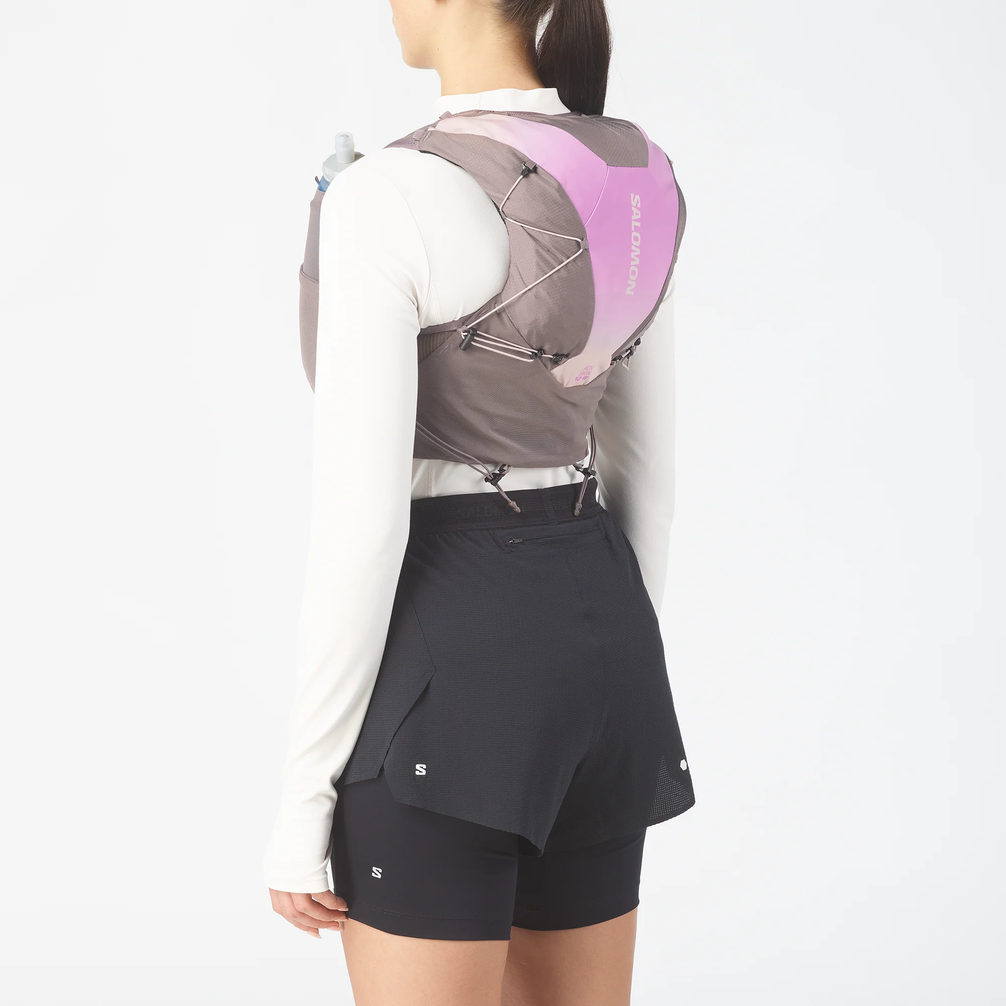 Salomon Adv Skin 12 Set | Iron / Shadow Gray / Iris Orchid | Womens - Image 9