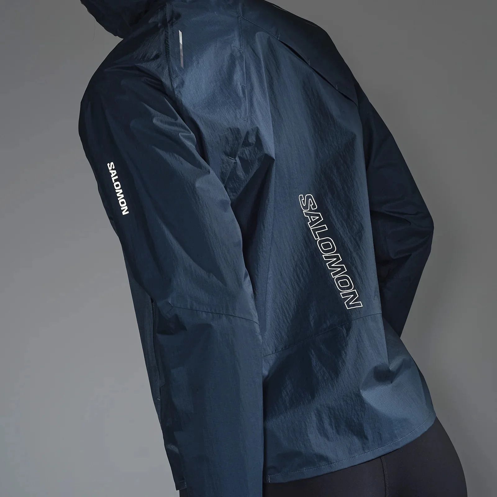 Salomon Bonatti Waterproof Jacket | Midnight Navy | Womens - Image 8