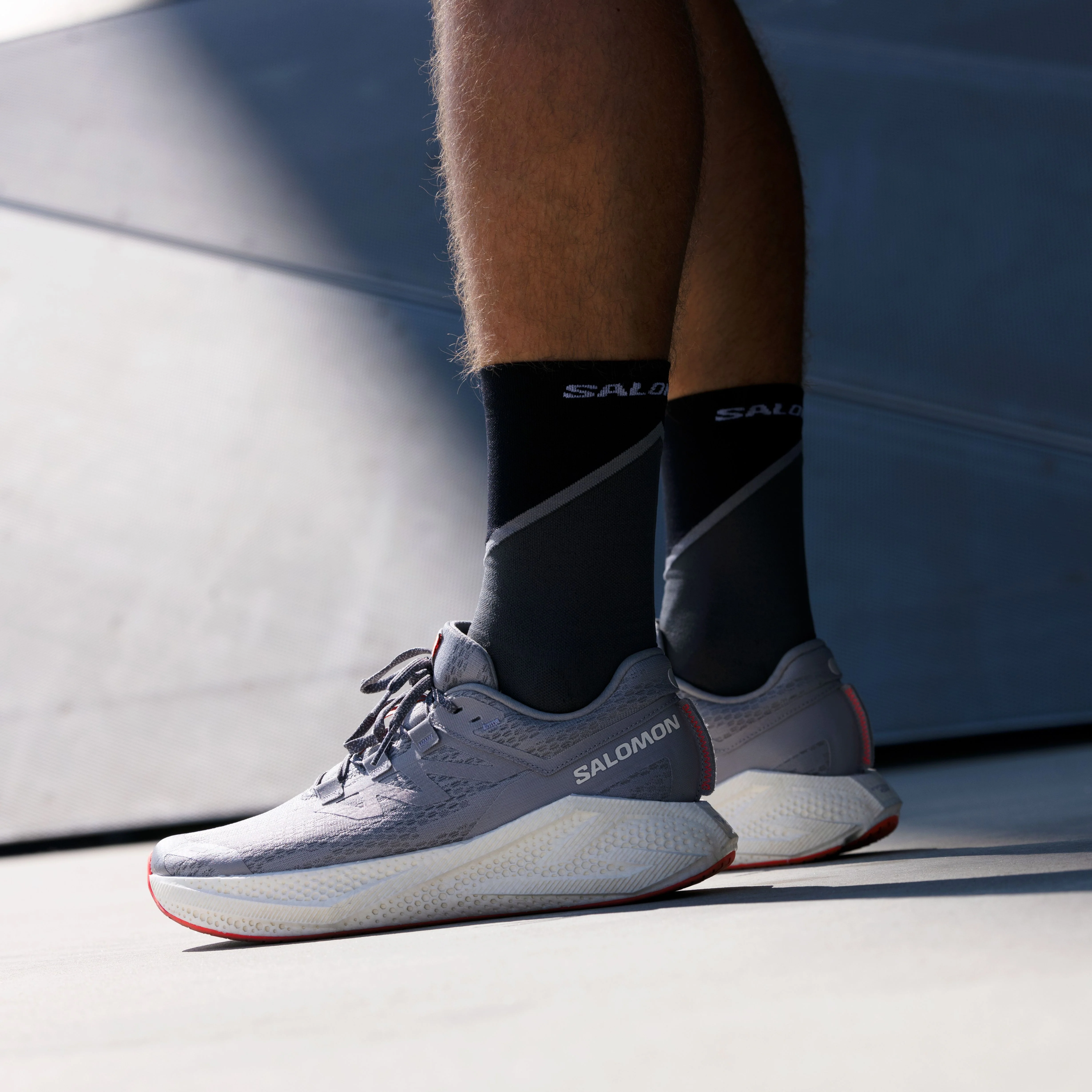 Salomon Pulse Crew Sock | Black / Monument / Magnet - Image 2