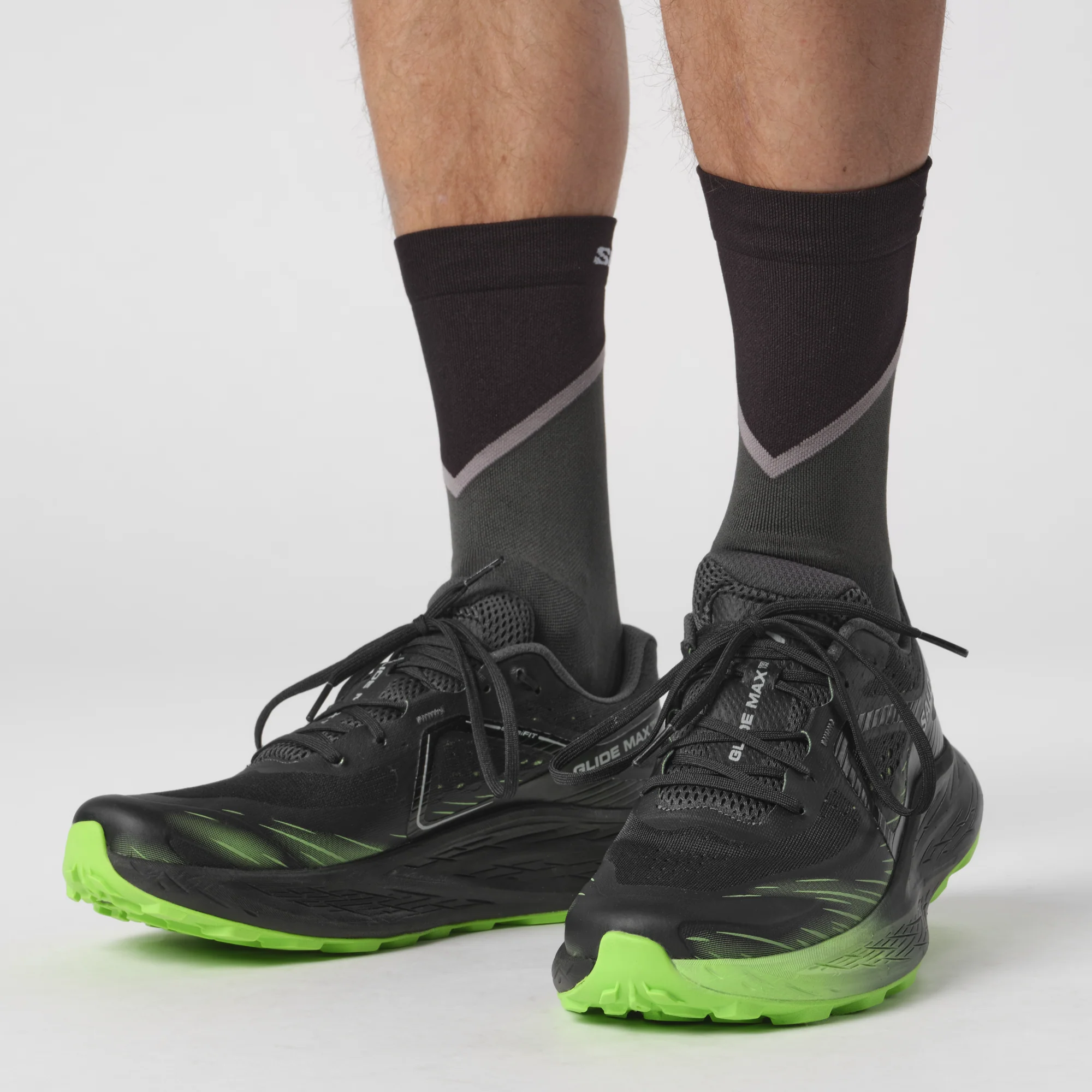 Salomon Pulse Crew Sock | Black / Monument / Magnet - Image 3