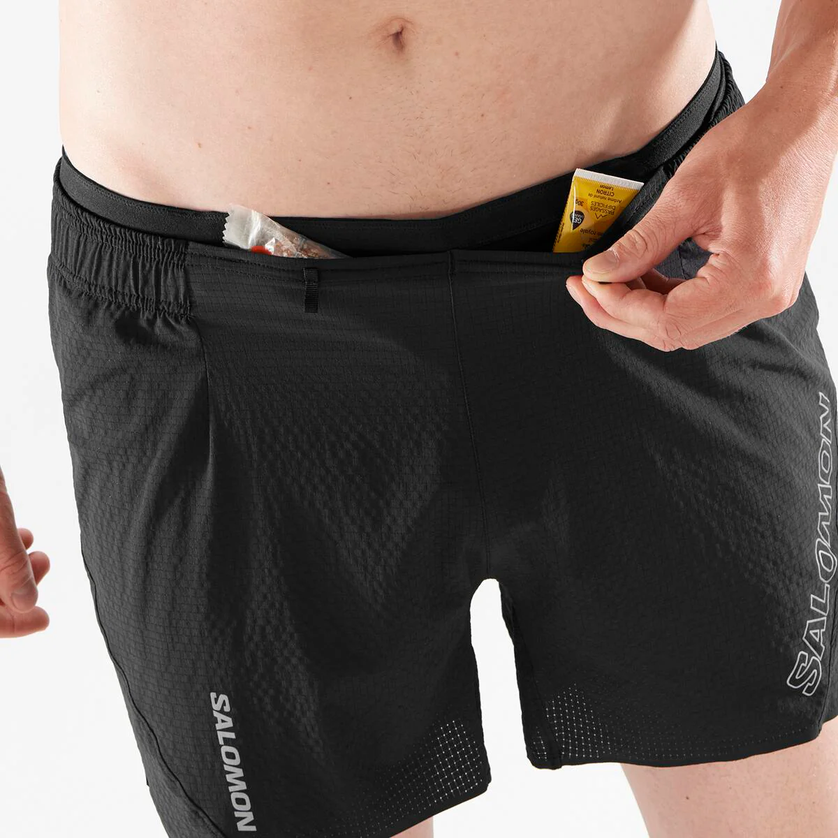Salomon Sense Aero 5" Shorts | Deep Black | Mens - Image 5