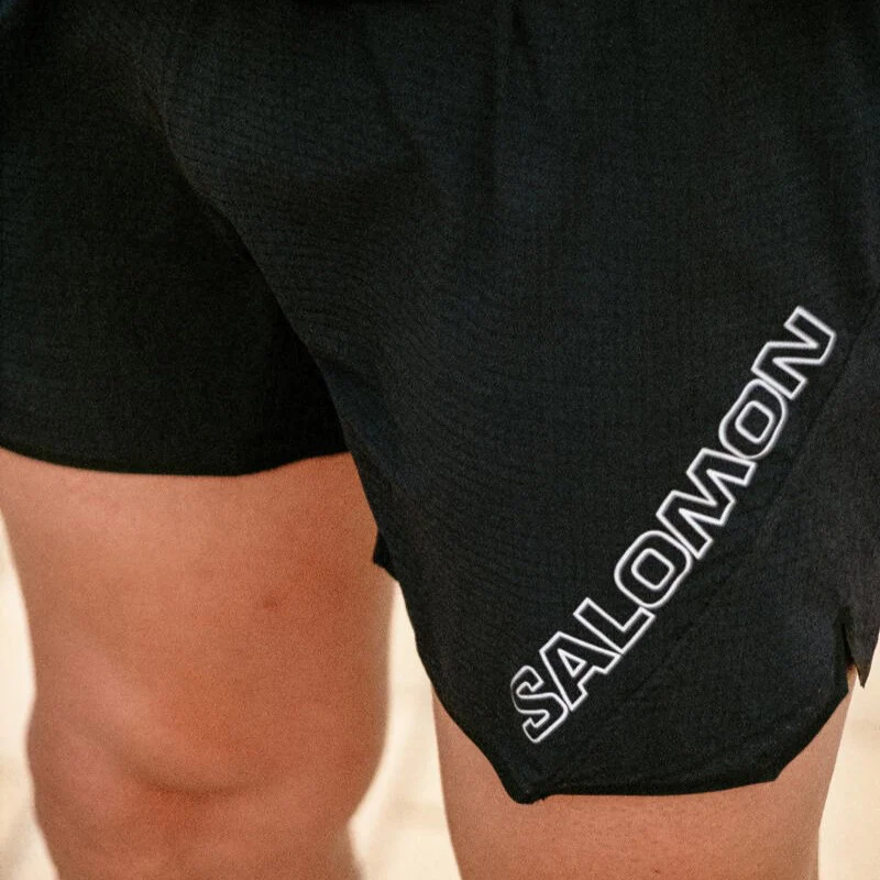 Salomon Sense Aero 5" Shorts | Deep Black | Mens - Image 6