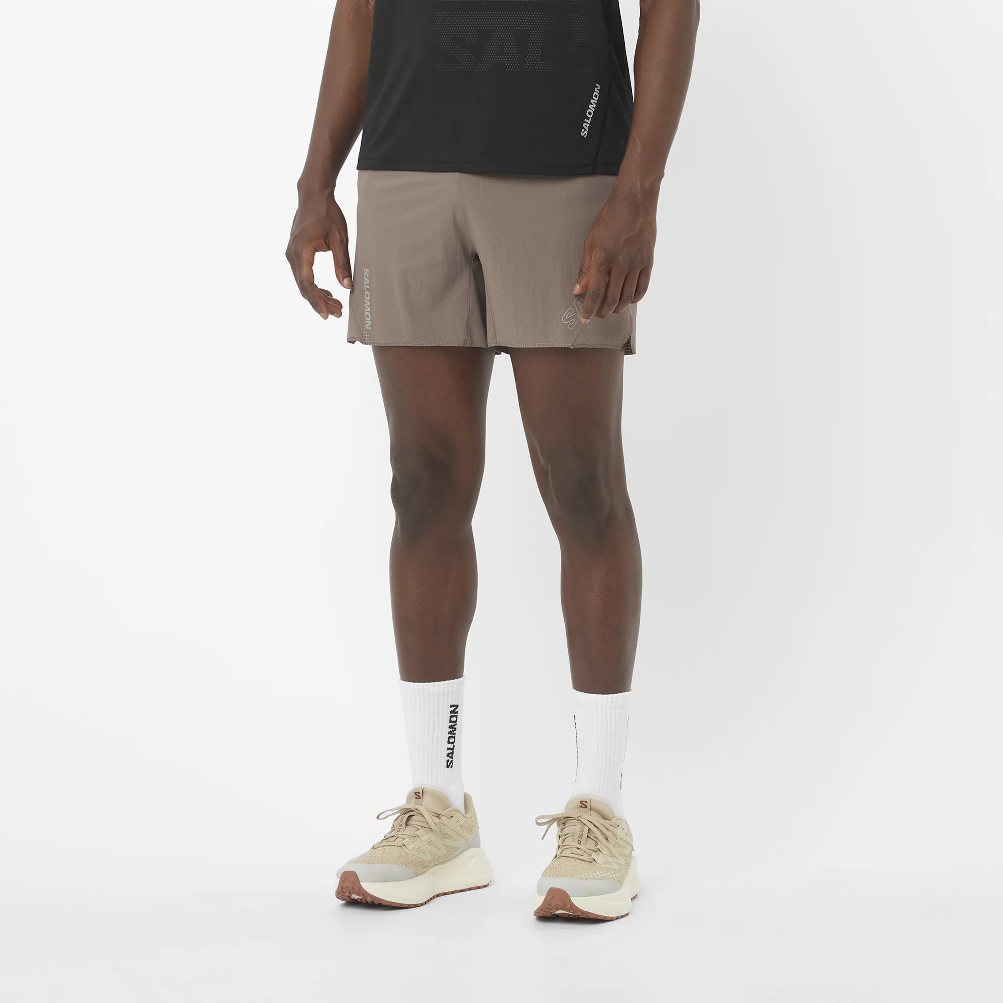 Salomon Sense Aero 5" Shorts | Iron | Mens - Image 4