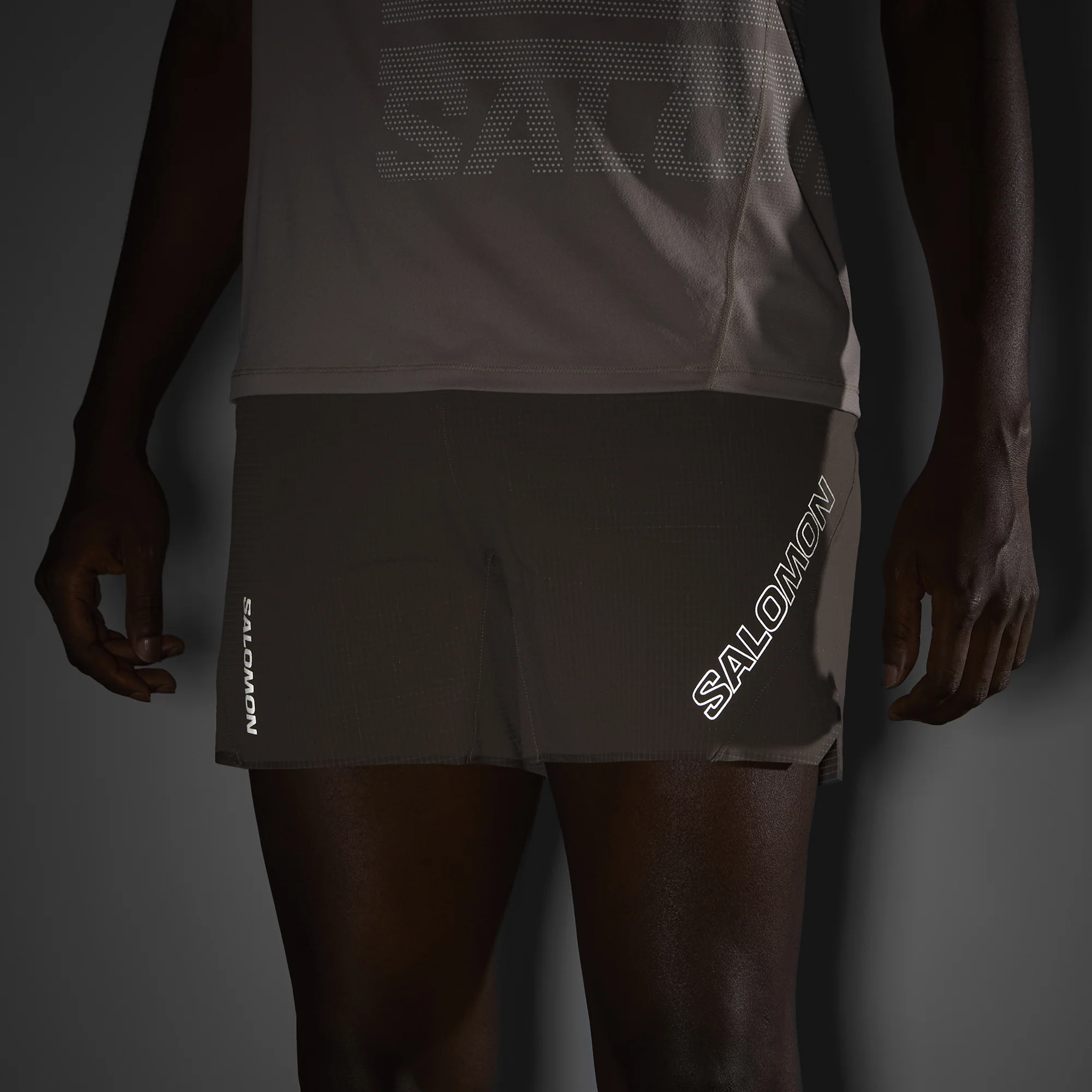Salomon Sense Aero 5" Shorts | Iron | Mens - Image 7