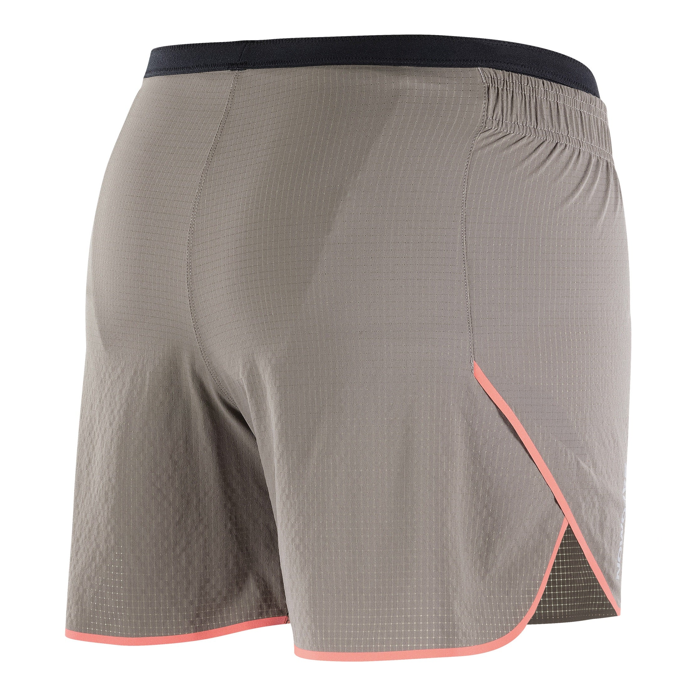 Salomon Sense Aero 5" Shorts | Iron / Neon Flame | Womens - Image 7