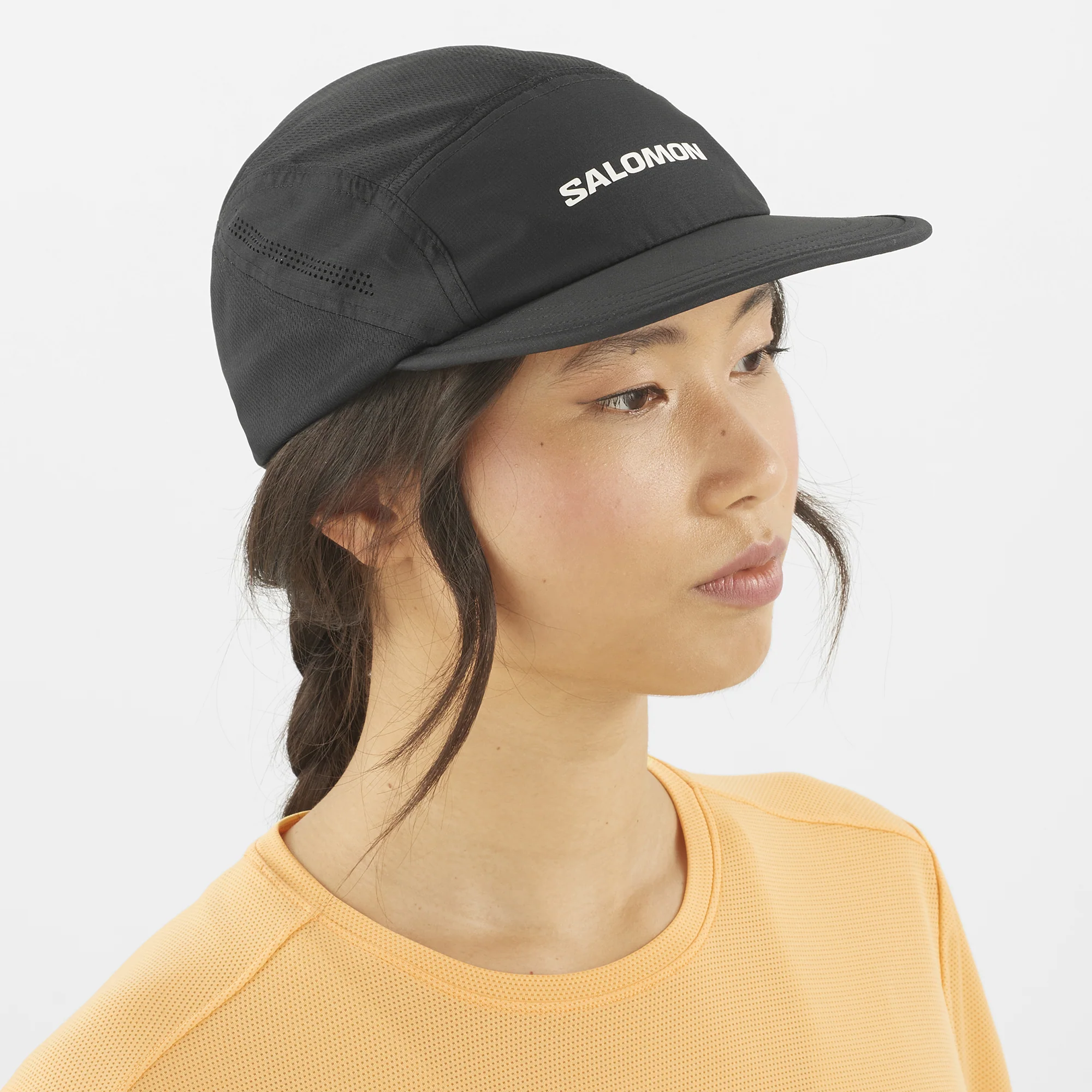 Salomon SHKout 7 Panel Cap | Deep Black - Image 2