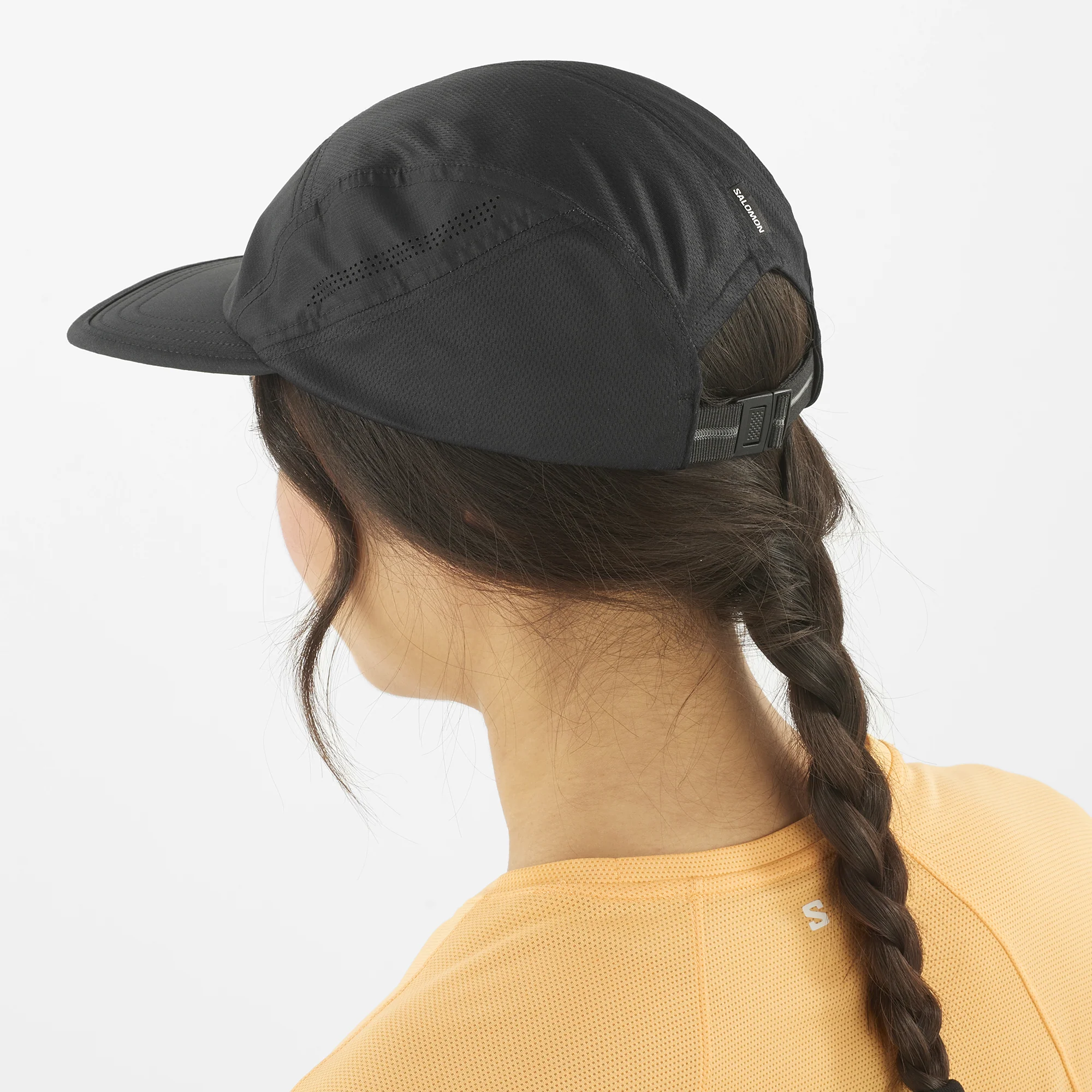 Salomon SHKout 7 Panel Cap | Deep Black - Image 3